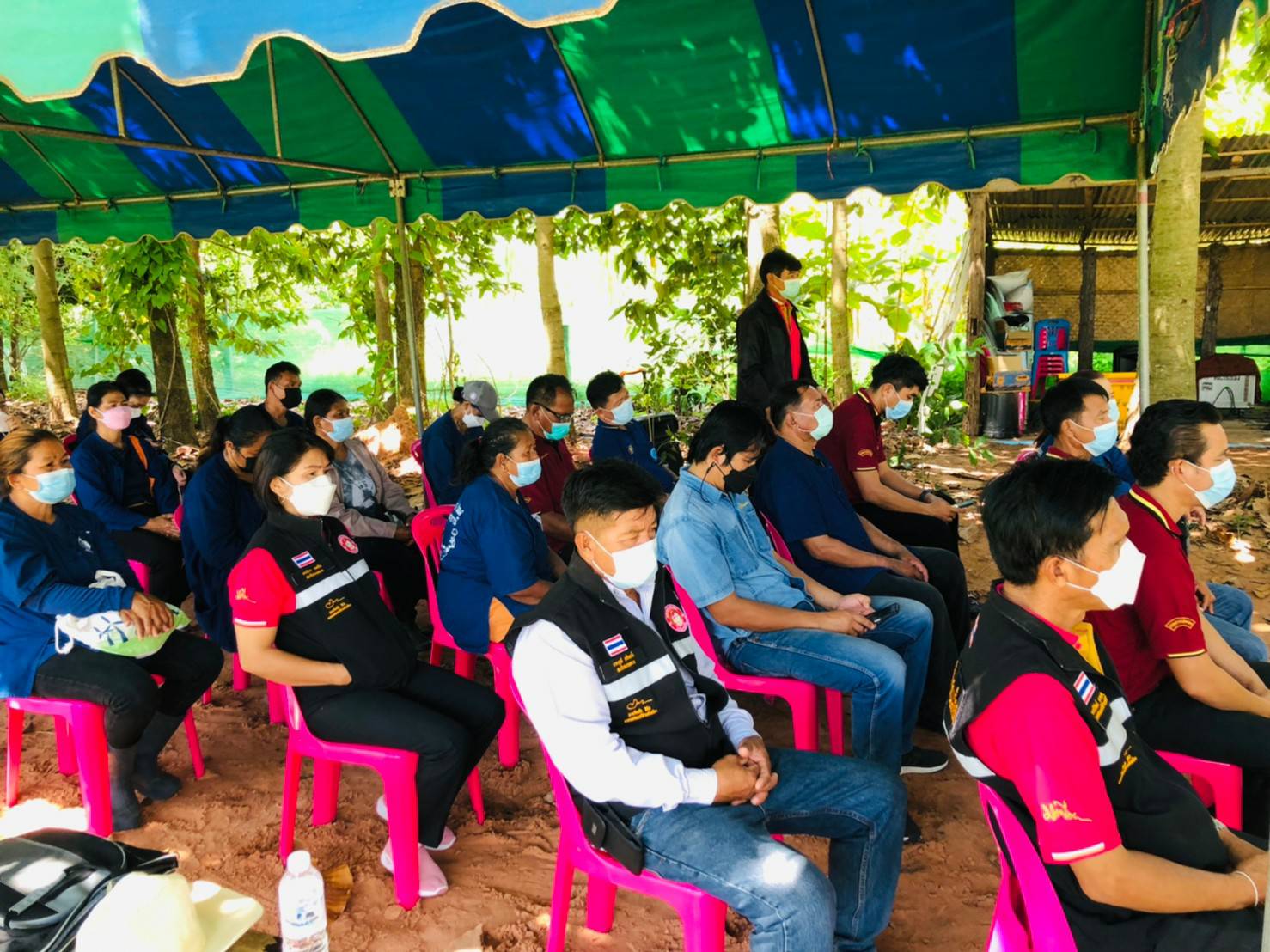 จังหวัดขอนแก่น : คณะกรรมการศูนย์บริหารงานขับเคลื่อนการพัฒนาพื้นที่ต้นแบบการพัฒนาคุณภาพชีวิต ตามหลักทฤษฎีใหม่ประยุกต์สู่ “โคก หนอง นา โมเดล” ระดับจังหวัด ติดตามตรวจเยี่ยมให้กำลังใจครัวเรือนต้นแบบ “โคก หนอง นา” ในระดับพื้นที่ อำเภอบ้านไผ่