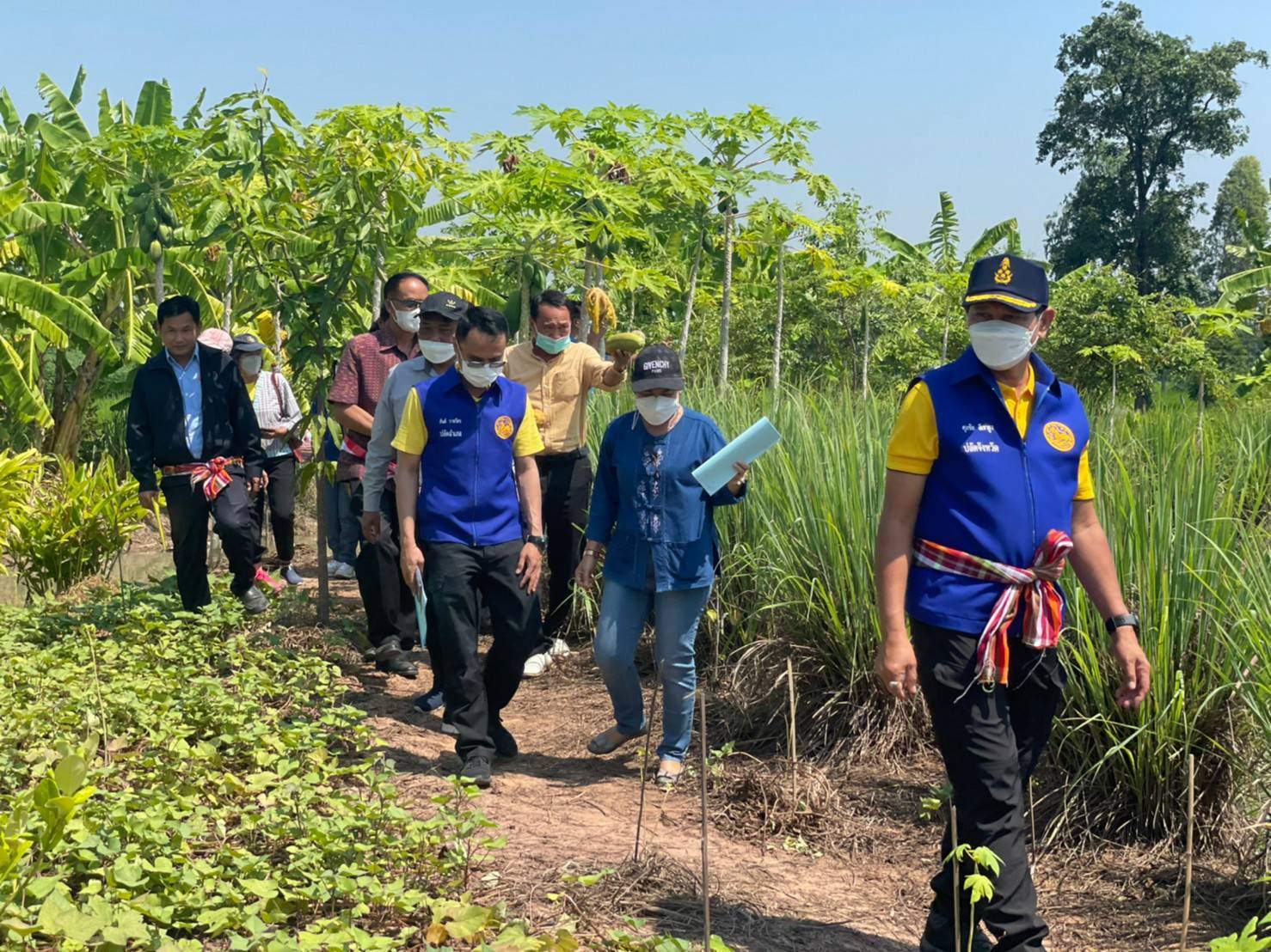 จังหวัดขอนแก่น : ลงพื้นที่ประกวดศูนย์เรียนรู้ครัวเรือนต้นแบบ “โคก หนอง นา พัฒนาชุมชน” ระดับจังหวัด ประจำปี 2565 พื้นที่อำเภอโคกโพธิ์ไชย และอำเภอบ้านไผ่