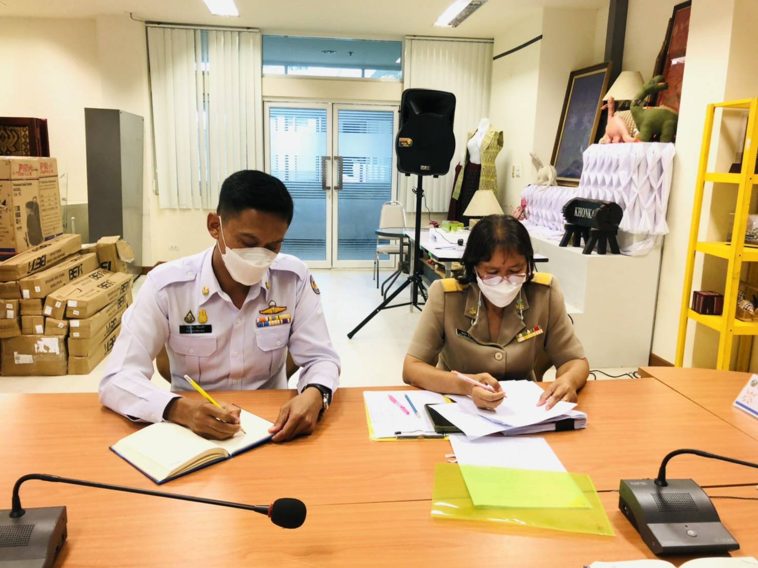พช.ขอนแก่น : กลุ่มงานส่งเสริมการพัฒนาชุมชน  ประชุมทีมงานขานรับนโยบายผู้บริหารทำงานเชิงรุก