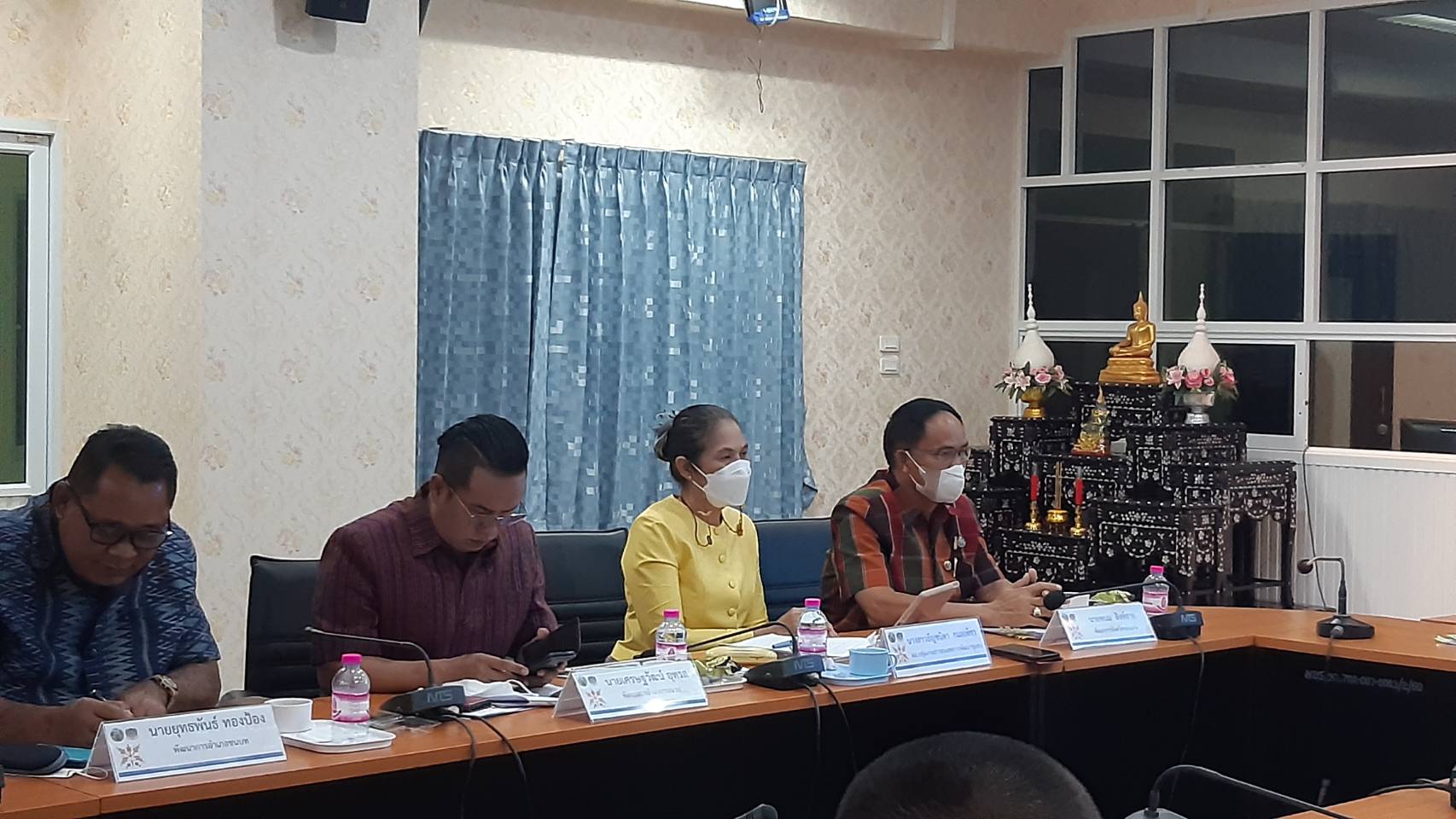 พช.ขอนแก่น : ประชุมขับเคลื่อนการขจัดความยากจนและพัฒนาคนทุกช่วงวัยอย่างยั่งยืนตามหลักปรัชญาของเศรษฐกิจพอเพียง ในระดับพื้นที่ ร่วมกับโครงการ “วัด ประชา รัฐ สร้างสุข” ครั้งที่ 2/2565
