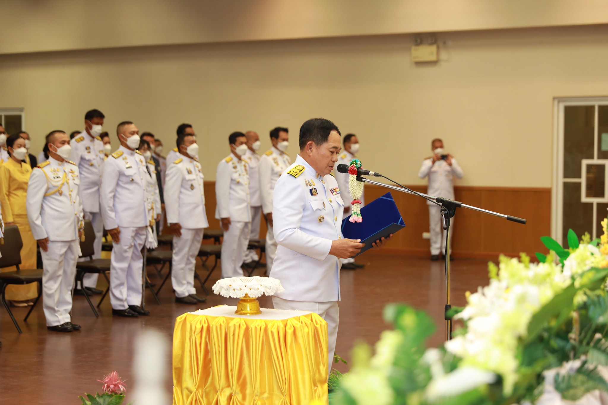 พช.ขอนแก่น : ร่วมพิธีวางพวงมาลา น้อมรำลึกเนื่องในวันคล้ายวันสวรรคต พระบาทสมเด็จพระบรมชนกาธิเบศร มหาภูมิพลอดุลยเดชมหาราช บรมนาถบพิตร