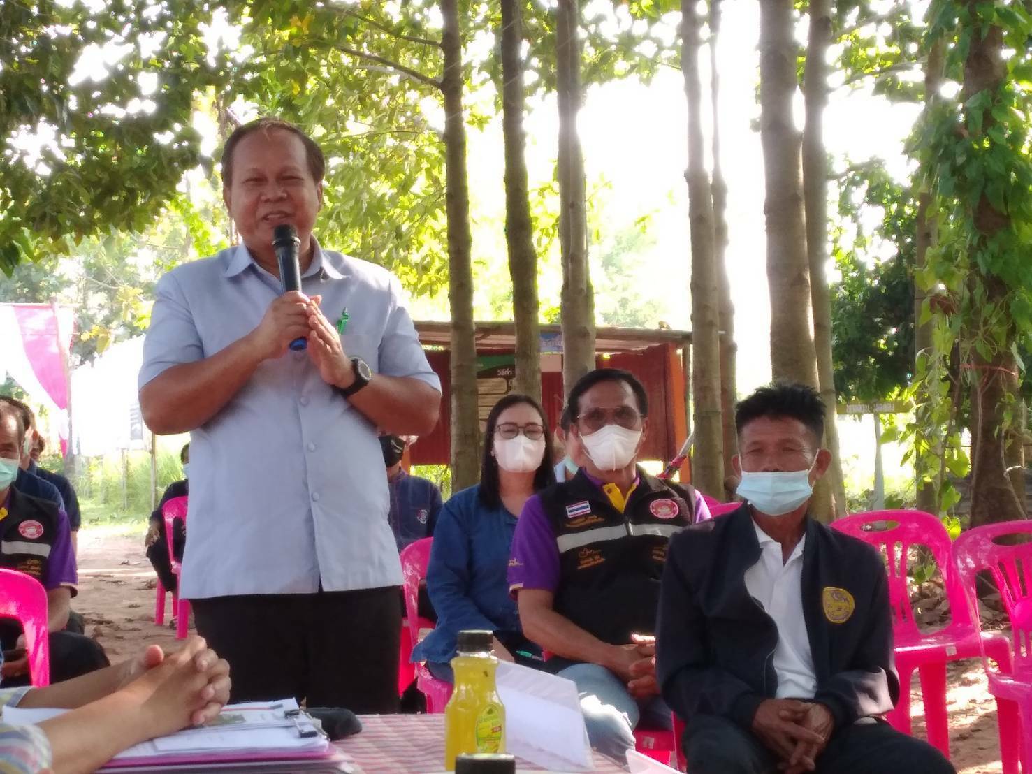 จังหวัดขอนแก่น : ลงพื้นที่ประกวดศูนย์เรียนรู้ครัวเรือนต้นแบบ “โคก หนอง นา พัฒนาชุมชน” ระดับจังหวัด ประจำปี 2565 พื้นที่อำเภอโคกโพธิ์ไชย และอำเภอบ้านไผ่
