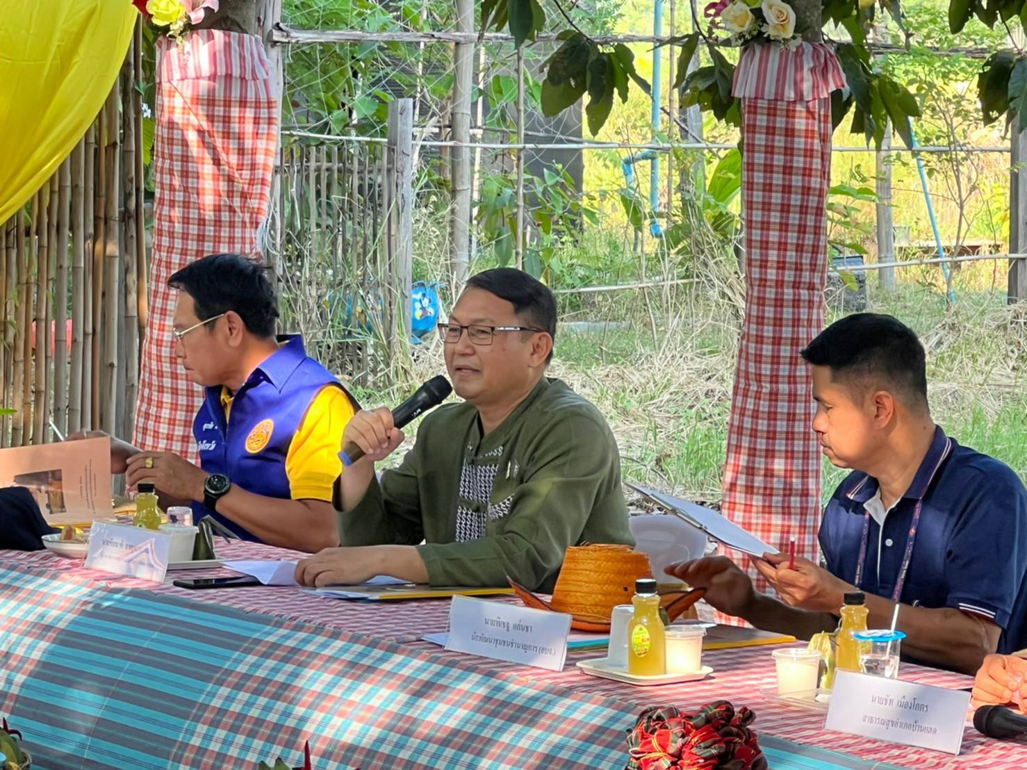 จังหวัดขอนแก่น : ลงพื้นที่ประกวดศูนย์เรียนรู้ครัวเรือนต้นแบบ “โคก หนอง นา พัฒนาชุมชน” ระดับจังหวัด ประจำปี 2565 พื้นที่อำเภอโคกโพธิ์ไชย และอำเภอบ้านไผ่