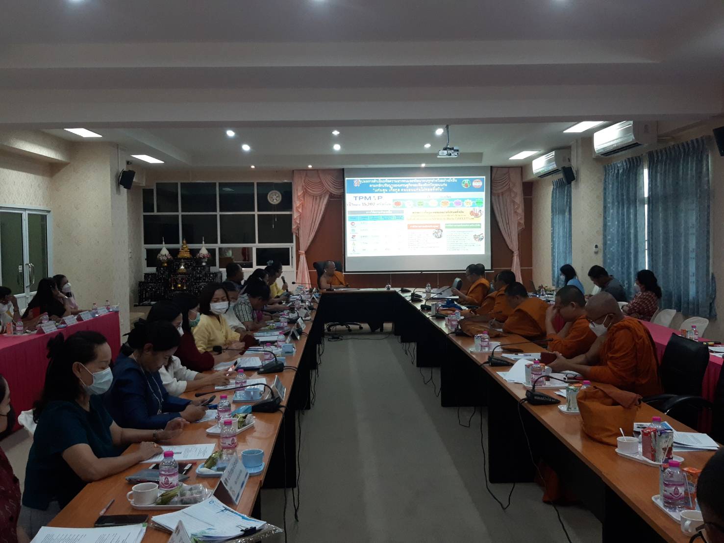 พช.ขอนแก่น : ประชุมขับเคลื่อนการขจัดความยากจนและพัฒนาคนทุกช่วงวัยอย่างยั่งยืนตามหลักปรัชญาของเศรษฐกิจพอเพียง ในระดับพื้นที่ ร่วมกับโครงการ “วัด ประชา รัฐ สร้างสุข” ครั้งที่ 2/2565