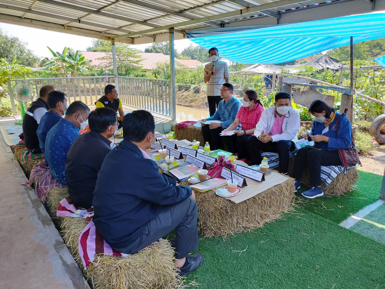 จังหวัดขอนแก่น : จัดประกวดศูนย์เรียนรู้ครัวเรือนต้นแบบ “โคก หนอง นา พัฒนาชุมชน” ระดับจังหวัด ประจำปี 2565
