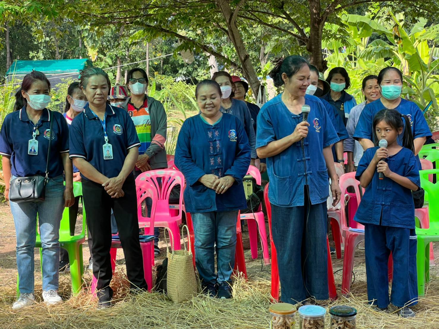 จังหวัดขอนแก่น : ลงพื้นที่ประกวดศูนย์เรียนรู้ครัวเรือนต้นแบบ “โคก หนอง นา พัฒนาชุมชน”  ระดับจังหวัด ประจำปี 2565 พื้นที่อำเภอหนองสองห้อง และอำเภอแวงใหญ่