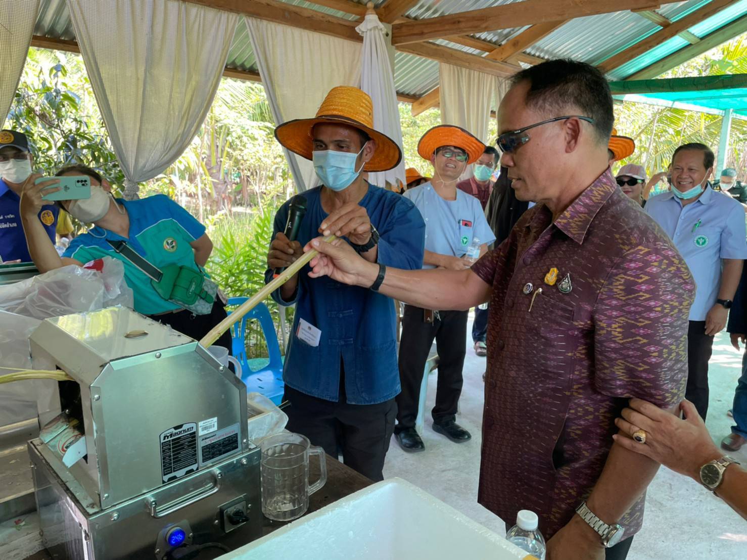 จังหวัดขอนแก่น : ลงพื้นที่ประกวดศูนย์เรียนรู้ครัวเรือนต้นแบบ “โคก หนอง นา พัฒนาชุมชน” ระดับจังหวัด ประจำปี 2565 พื้นที่อำเภอโคกโพธิ์ไชย และอำเภอบ้านไผ่
