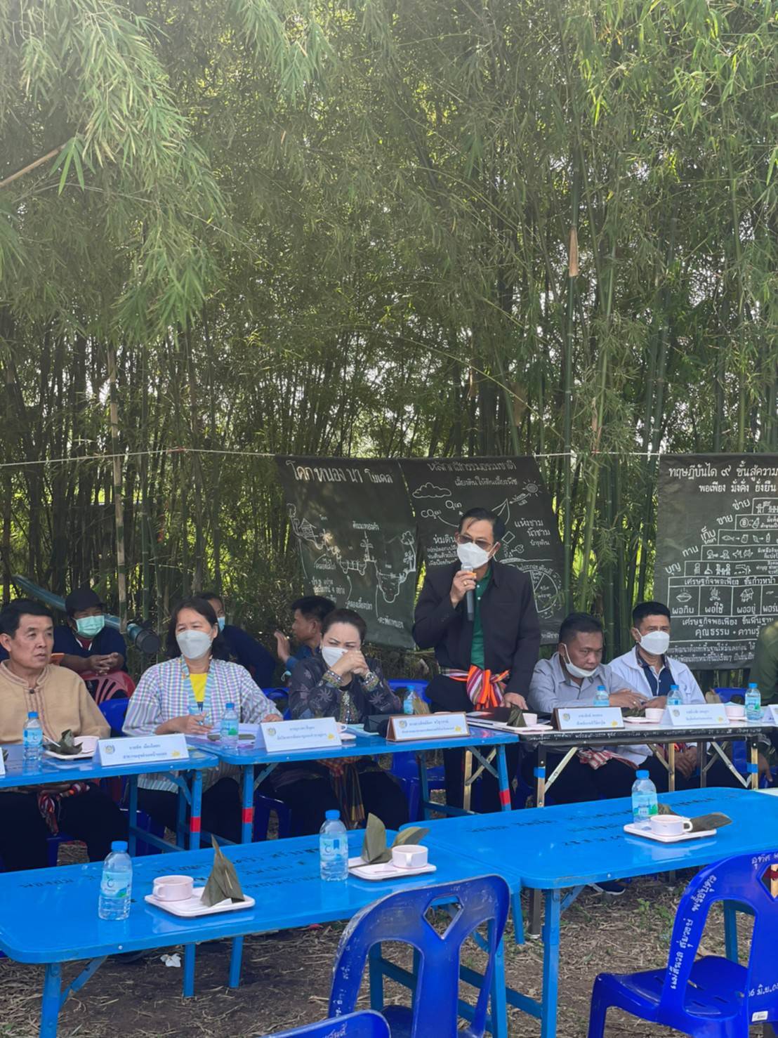 จังหวัดขอนแก่น : ลงพื้นที่ประกวดศูนย์เรียนรู้ครัวเรือนต้นแบบ “โคก หนอง นา พัฒนาชุมชน” ระดับจังหวัด ประจำปี 2565 พื้นที่อำเภอโคกโพธิ์ไชย และอำเภอบ้านไผ่