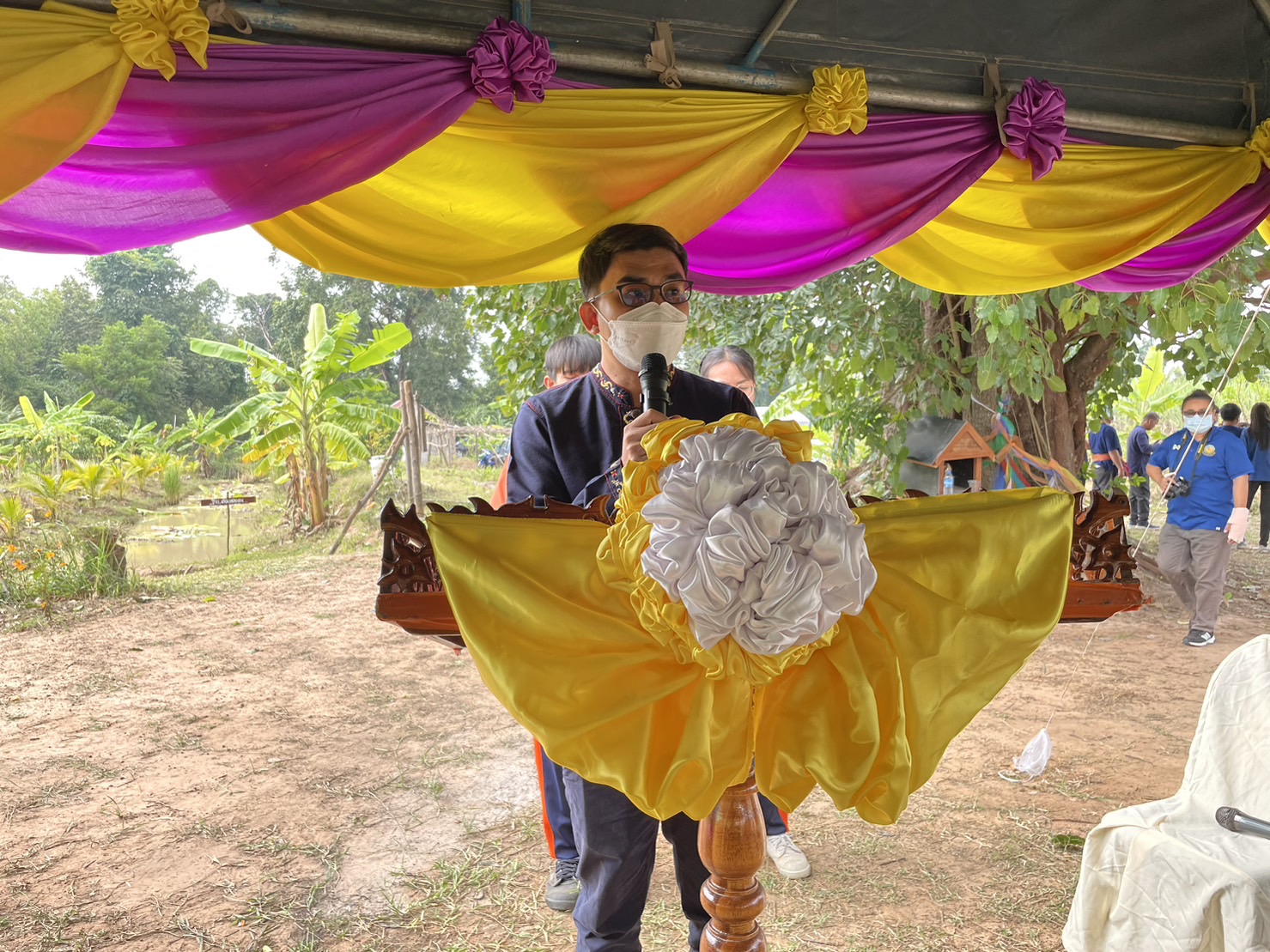 จังหวัดขอนแก่น : ลงพื้นที่ประกวดศูนย์เรียนรู้ครัวเรือนต้นแบบ “โคก หนอง นา พัฒนาชุมชน”  ระดับจังหวัด ประจำปี 2565 พื้นที่อำเภอหนองสองห้อง และอำเภอแวงใหญ่