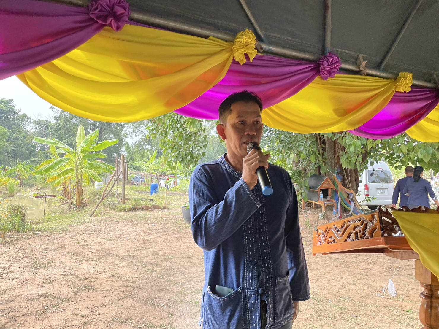 จังหวัดขอนแก่น : ลงพื้นที่ประกวดศูนย์เรียนรู้ครัวเรือนต้นแบบ “โคก หนอง นา พัฒนาชุมชน”  ระดับจังหวัด ประจำปี 2565 พื้นที่อำเภอหนองสองห้อง และอำเภอแวงใหญ่