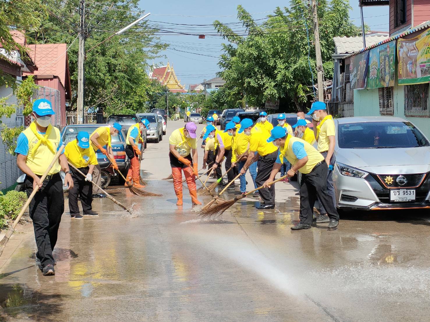 พช. ขอนแก่น : ร่วมกิจกรรมจิตอาสาพัฒนาเนื่องในวันคล้ายวันสวรรคตพระบาทสมเด็จพระบรมชนกาธิเบศร มหาภูมิพลอดุลยเดชมหาราช บรมนาถบพิตร  ประจำปี พ.ศ. 2565
