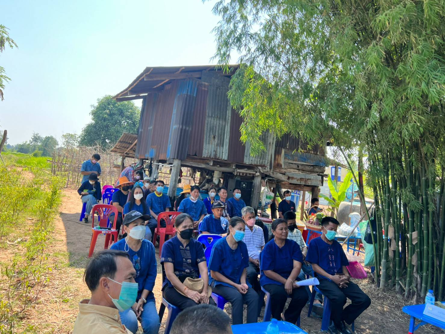 จังหวัดขอนแก่น : ลงพื้นที่ประกวดศูนย์เรียนรู้ครัวเรือนต้นแบบ “โคก หนอง นา พัฒนาชุมชน” ระดับจังหวัด ประจำปี 2565 พื้นที่อำเภอโคกโพธิ์ไชย และอำเภอบ้านไผ่