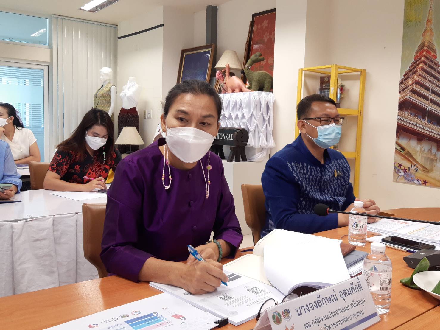 พช.ขอนแก่น : ร่วมประชุมกรมการพัฒนาชุมชน กระทรวงมหาดไทย ครั้งที่ 10/2565 ผ่านระบบวิดีทัศน์ทางไกล (Video Conference)