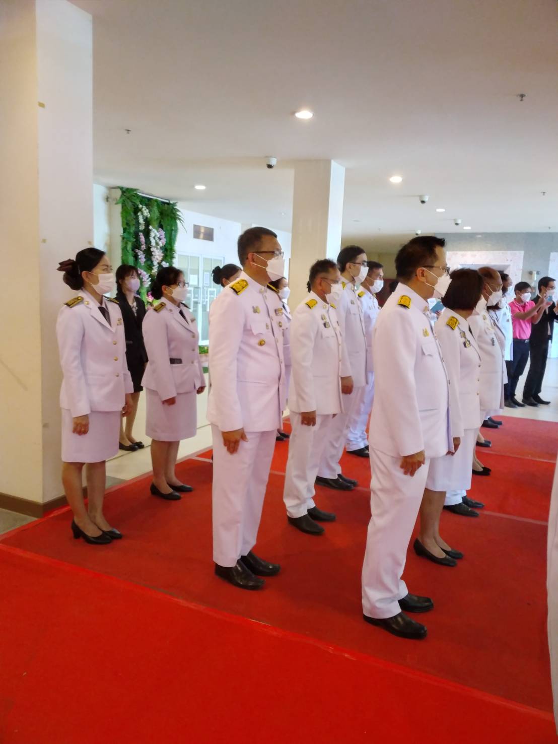 พช.ขอนแก่น  ร่วมพิธีเชิญผ้าไตรพระราชทานฯ มอบกลุ่มจังหวัดภาคตะวันออกเฉียงเหนือตอนกลาง 4 จังหวัด เพื่อเชิญไปประกอบพิธีทอดผ้าป่าสมทบทุนโครงการทุนเล่าเรียนหลวงสำหรับพระสงฆ์ไทย