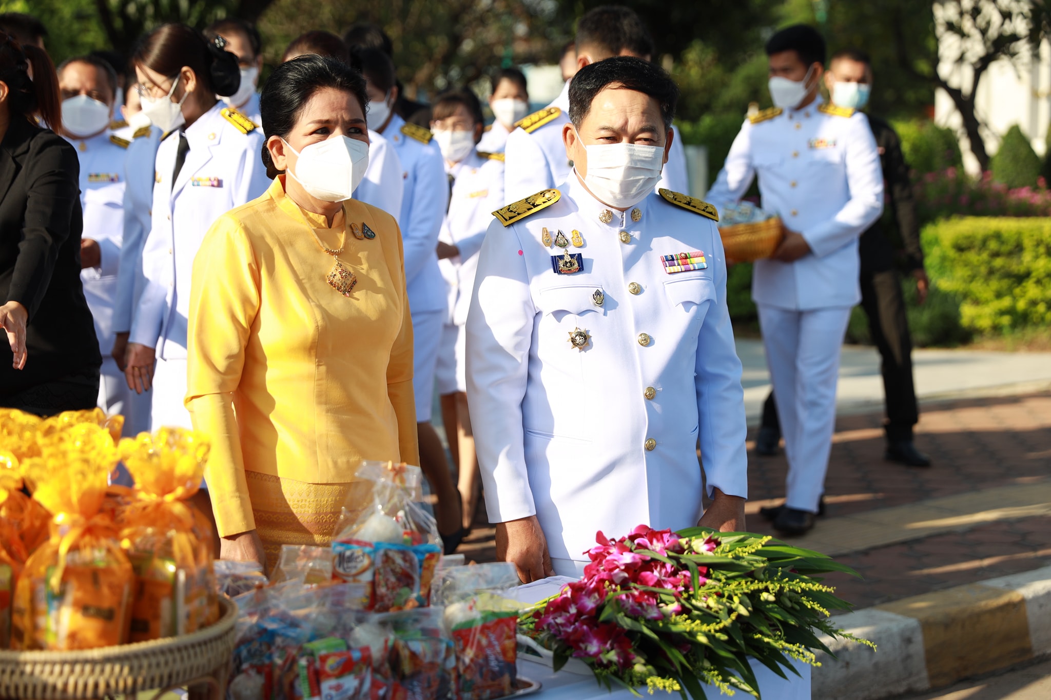 พช.ขอนแก่น : ร่วมพิธีทำบุญตักบาตรถวายพระราชกุศล เนื่องในวันคล้ายวันสวรรคตพระบาทสมเด็จพระบรมชนกาธิเบศรมหาภูมิพลอดุลยเดชมหาราช บรมนาถบพิตร 13 ตุลาคม 2565