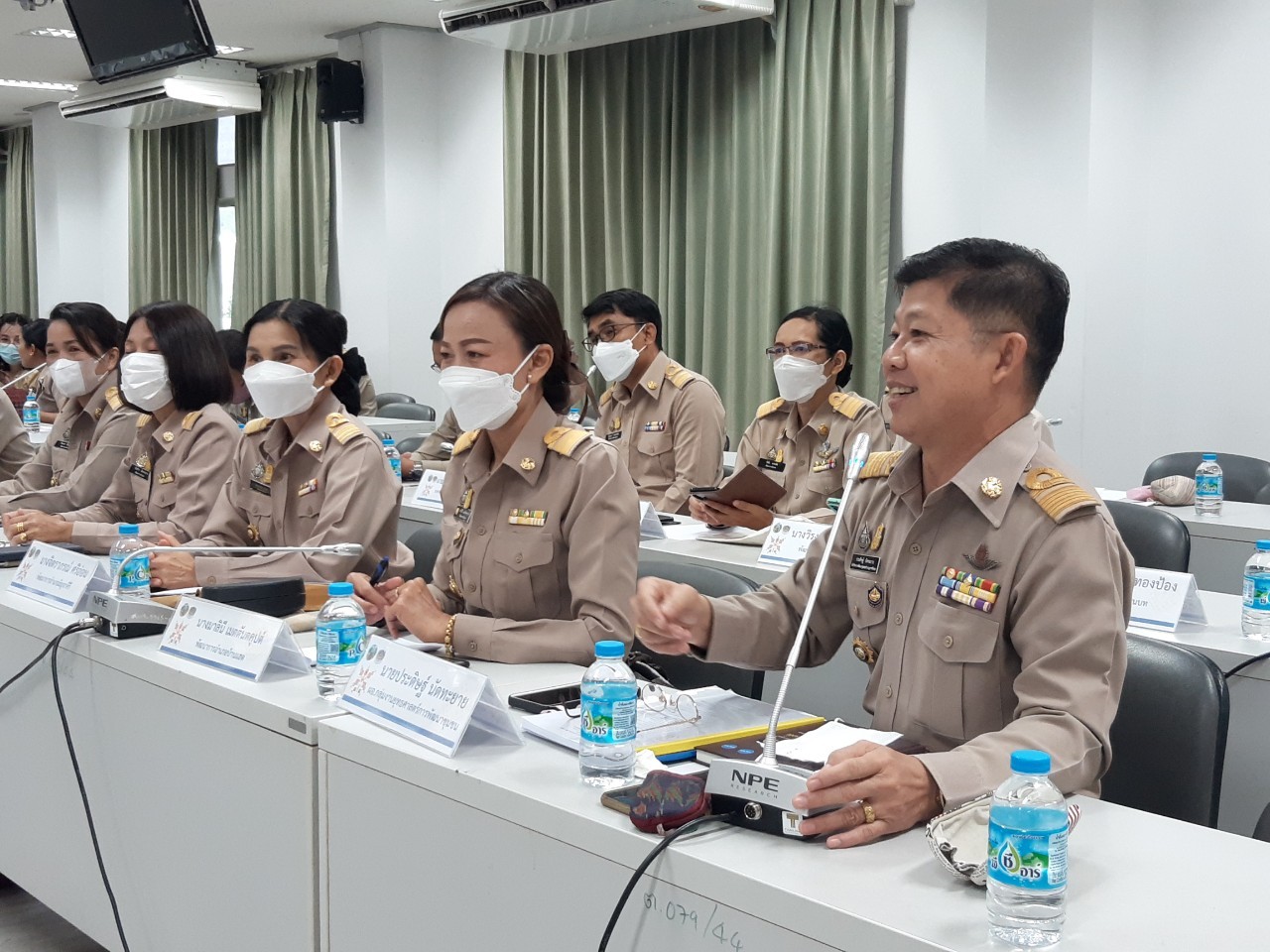พช.ขอนแก่น : ประชุมมอบนโยบายและแนวทางการดำเนินงานพัฒนาชุมชนจังหวัดขอนแก่น ประจำปีงบประมาณ พ.ศ. 2566