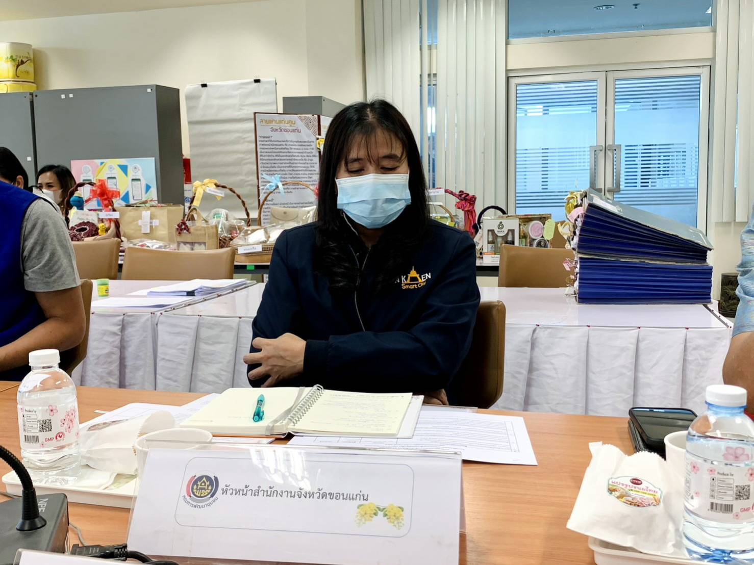จังหวัดขอนแก่น : ประชุมคณะอนุกรรมการด้านจัดแสดงสินค้าหนึ่งตำบล หนึ่งผลิตภัณฑ์ การจัดงานเทศกาลไหมนานาชาติ ประเพณีผูกเสี่ยว งานกาชาดจังหวัดขอนแก่น และงานขอนแก่นซอฟต์พาวเวอร์ ประจำปี 2565