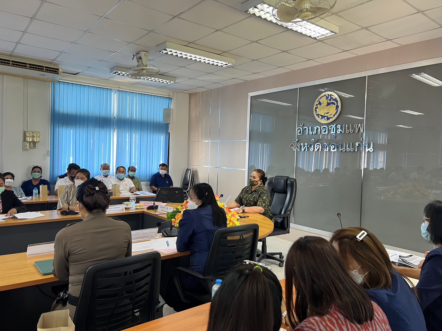 พช.ขอนแก่น : ร่วมประชุมเตรียมความพร้อมการฝึกปฏิบัติงานภาคสนาม ตามโครงการพัฒนาข้าราชการที่อยู่ระหว่างทดลองปฏิบัติหน้าที่ราชการหลักสูตรพัฒนากรก่อนประจำการ รุ่นที่ 121