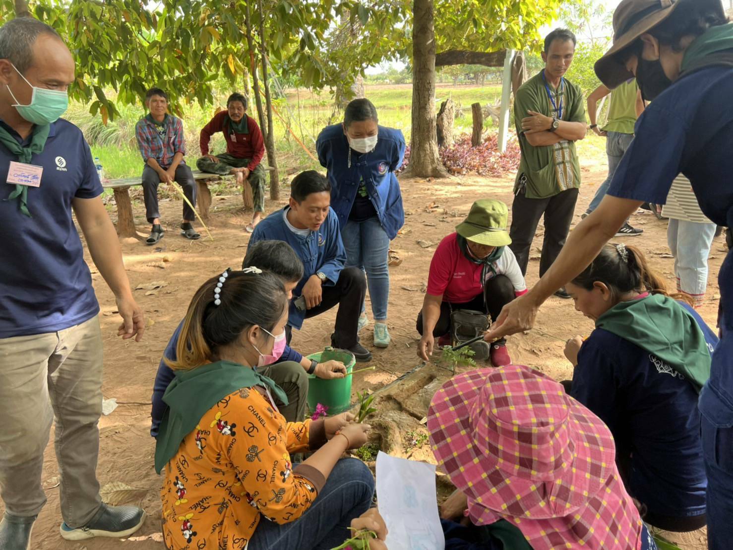 พช.ขอนแก่น : ดำเนินโครงการพัฒนาหมู่บ้านเศรษฐกิจพอเพียง กิจกรรมย่อยที่ 1 กิจกรรมที่ 1 สร้างและพัฒนากลไกขับเคลื่อนในระดับพื้นที่ กิจกรรมที่ 1.1 อบรมแกนนำขับเคลื่อนหมู่บ้านเศรษฐกิจพอเพียง (วันที่ 3)
