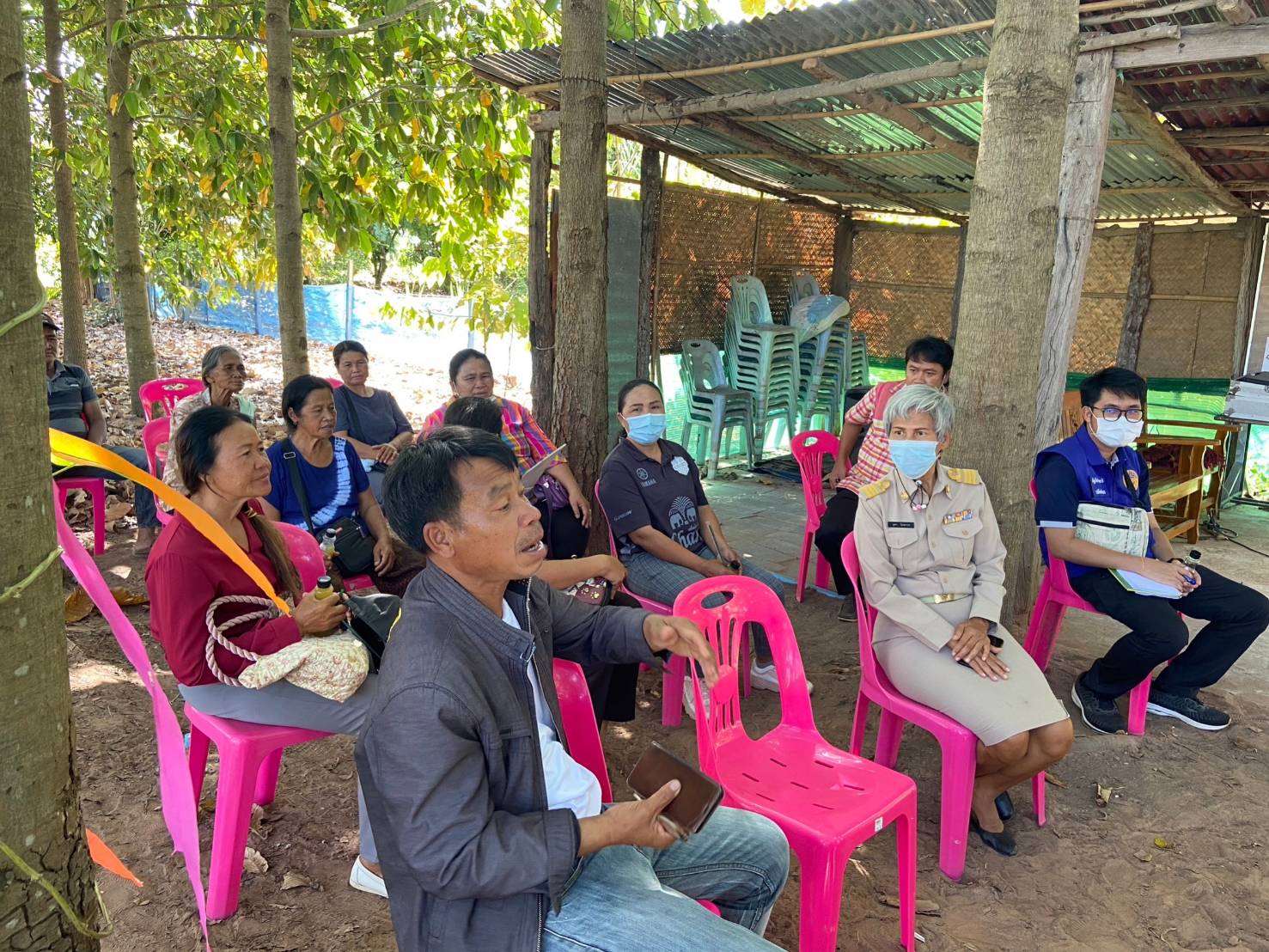 พช.ขอนแก่น : ประชุมเตรียมฝึกอบรมแกนนำหมู่บ้านเศรษฐกิจพอเพียง ประจำปีงบประมาณ 2566