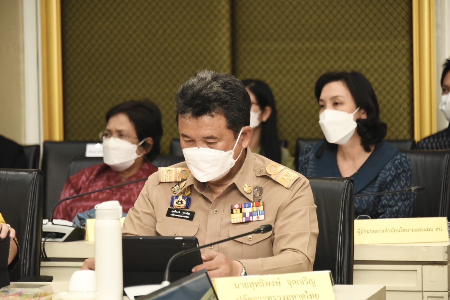 จังหวัดขอนแก่น  : ร่วมประชุมขับเคลื่อนและติดตามนโยบายของรัฐบาล และภารกิจสำคัญของกระทรวงมหาดไทย ผ่านระบบวีดิทัศน์ทางไกล ประจำปีงบประมาณ พ.ศ.2566