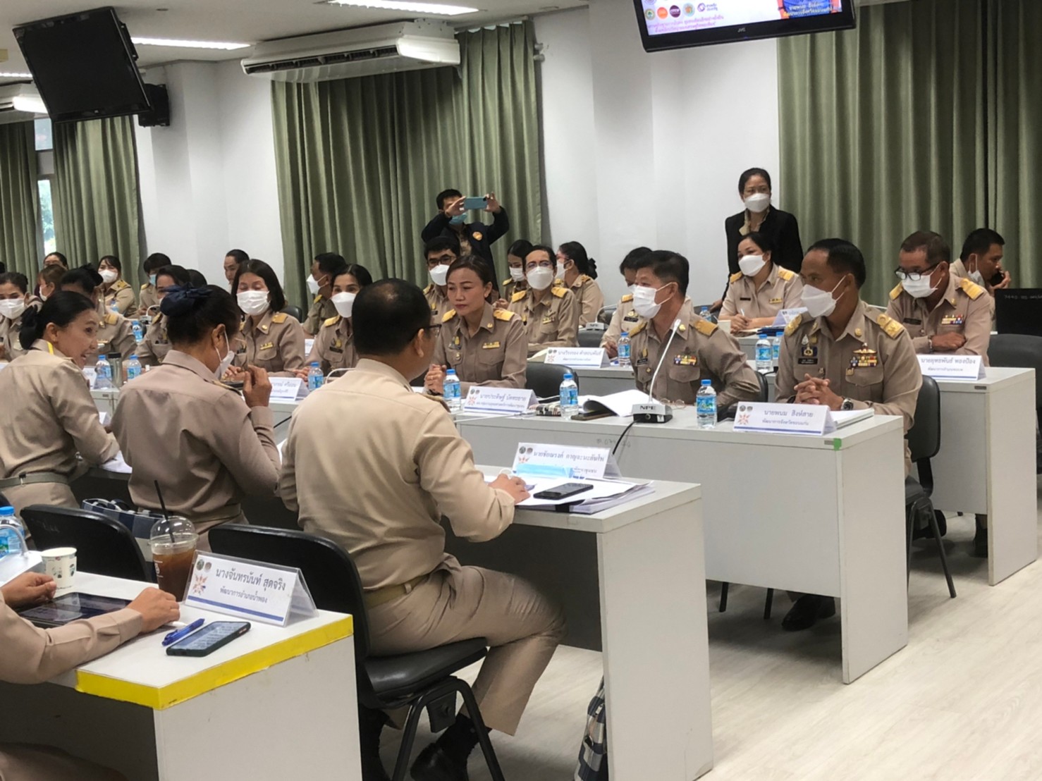 พช.ขอนแก่น : ประชุมมอบนโยบายและแนวทางการดำเนินงานพัฒนาชุมชนจังหวัดขอนแก่น ประจำปีงบประมาณ พ.ศ. 2566
