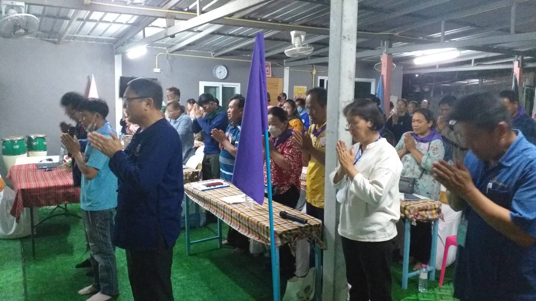 พช.ขอนแก่น : ดำเนินโครงการพัฒนาหมู่บ้านเศรษฐกิจพอเพียง กิจกรรมย่อยที่ 1 กิจกรรมที่ 1 สร้างและพัฒนากลไกขับเคลื่อนในระดับพื้นที่ กิจกรรมที่ 1.1 อบรมแกนนำขับเคลื่อนหมู่บ้านเศรษฐกิจพอเพียง (วันที่ 3)