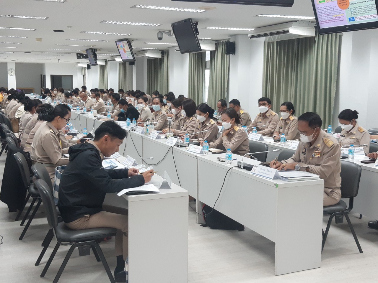 พช.ขอนแก่น : ประชุมมอบนโยบายและแนวทางการดำเนินงานพัฒนาชุมชนจังหวัดขอนแก่น ประจำปีงบประมาณ พ.ศ. 2566