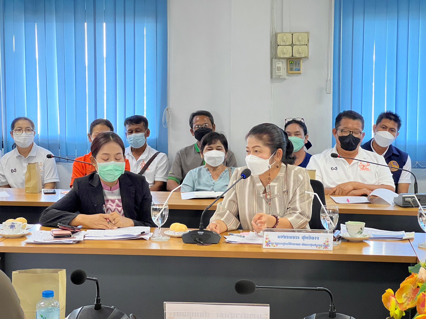 พช.ขอนแก่น : ร่วมประชุมเตรียมความพร้อมการฝึกปฏิบัติงานภาคสนาม ตามโครงการพัฒนาข้าราชการที่อยู่ระหว่างทดลองปฏิบัติหน้าที่ราชการหลักสูตรพัฒนากรก่อนประจำการ รุ่นที่ 121