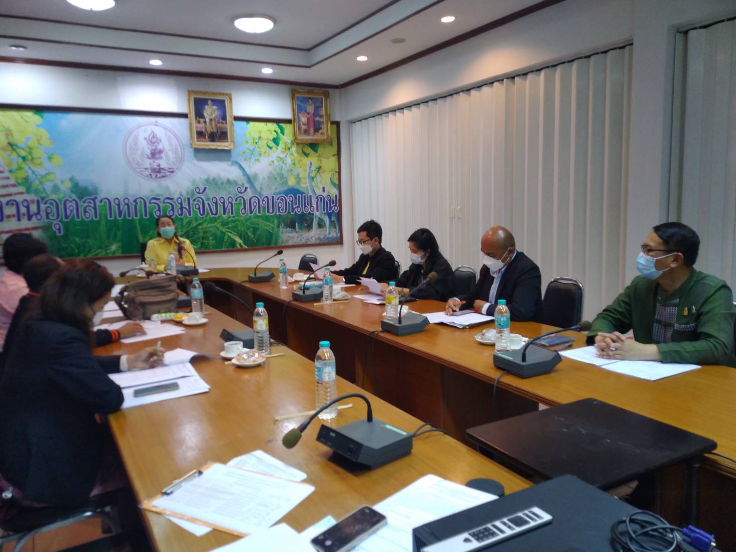 พช.ขอนแก่น : ร่วมประชุมทีมปฏิบัติงานด้านการส่งเสริมประสิทธิภาพการพัฒนาผลิตภัณฑ์เพื่อรองรับการขอมาตรฐานผลิตภัณฑ์ชุมชน (มผช.) ครั้งที่ 1/2565