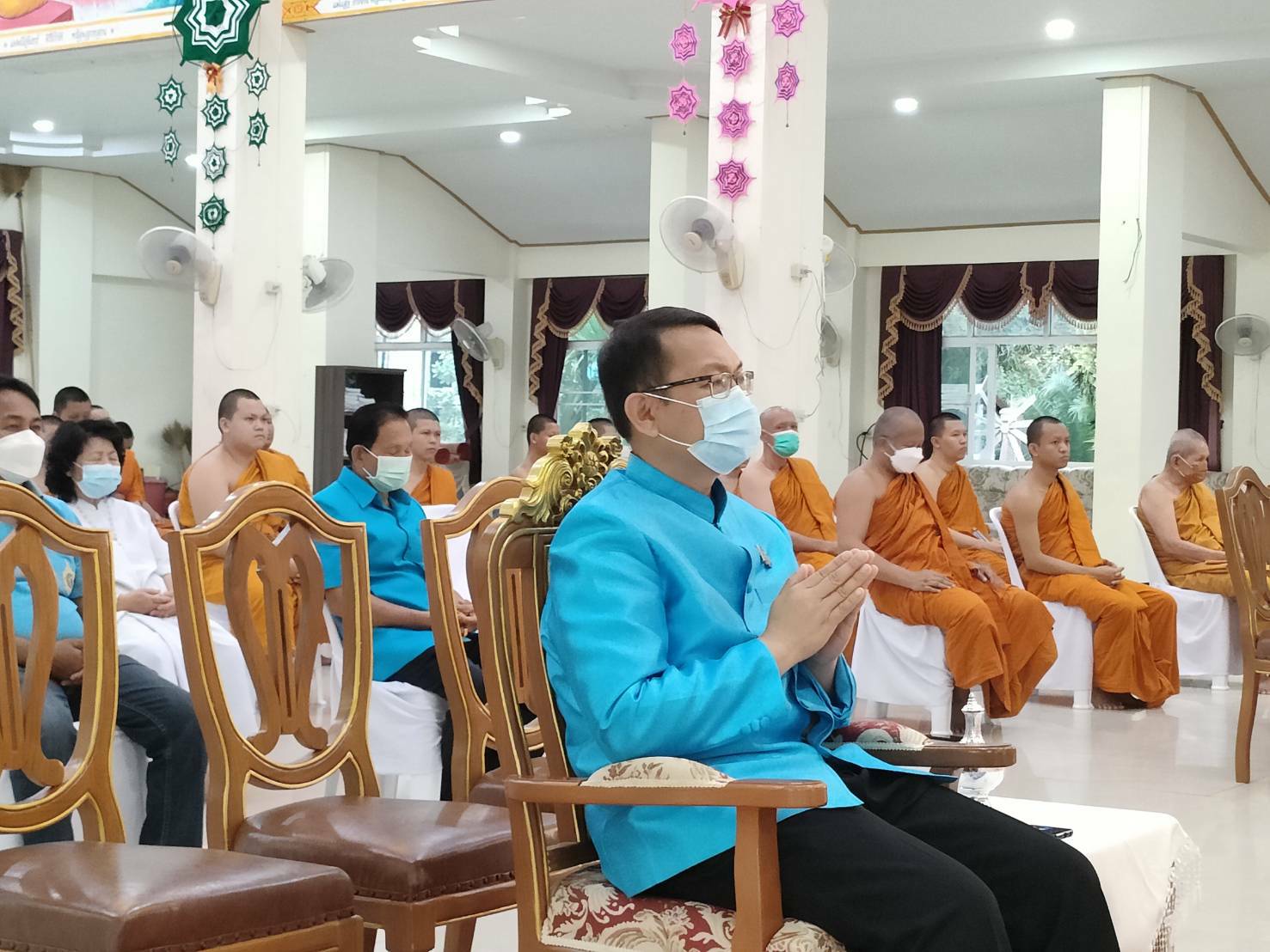 พช. ขอนแก่น : จัดพิธีฟังเทศน์บทพระธรรมเทศนาเฉลิมพระธรรมบารมีใน “อุภินนมัตจรกถา” เฉลิมพระธรรมบารมีสมเด็จพระนางเจ้าสิริกิติ์ พระบรมราชินีนาถ พระบรมราชชนนีพันปีหลวง ทุกวันพระตลอดปี 2565