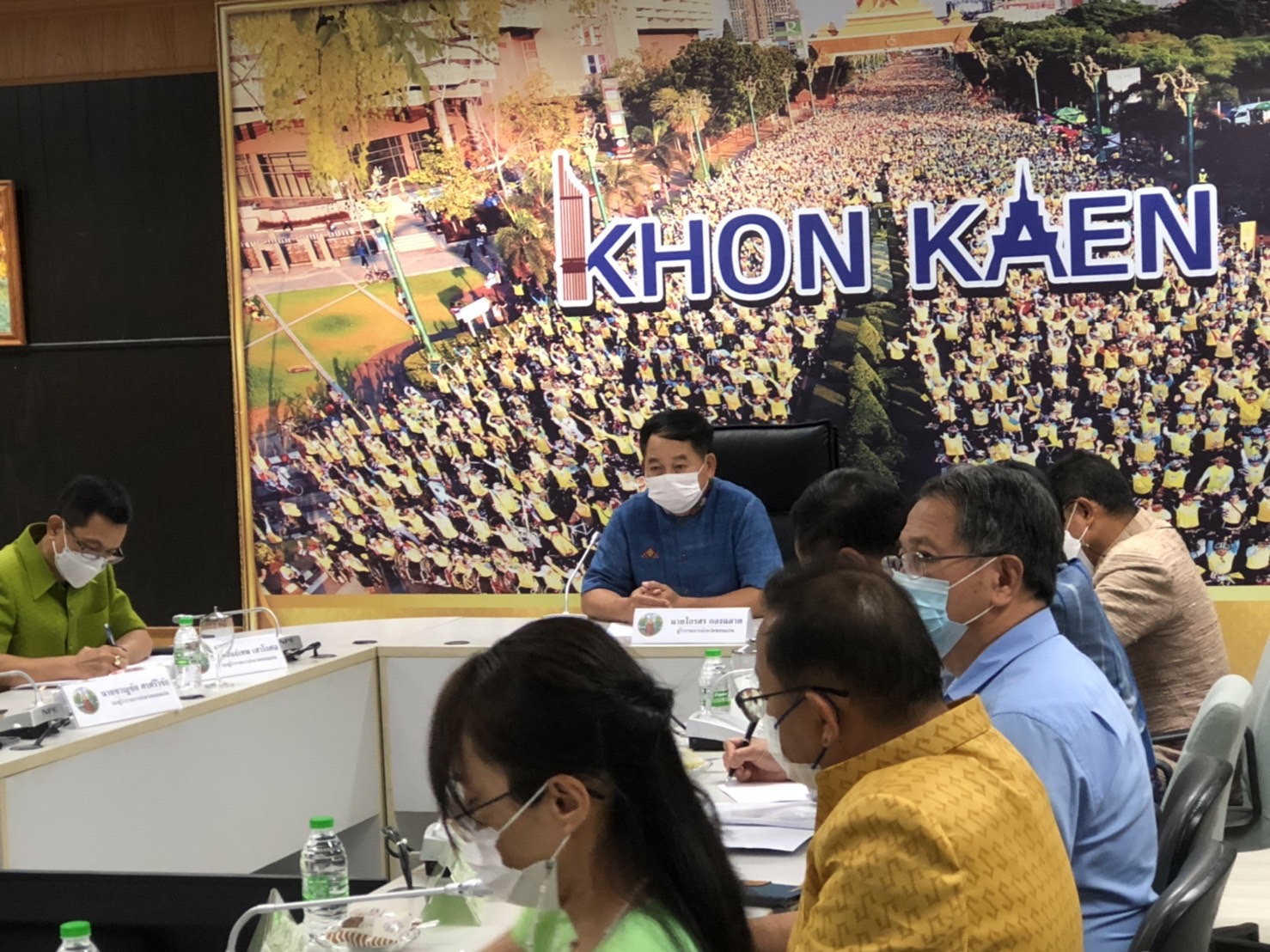 จังหวัดขอนแก่น  : ร่วมประชุมขับเคลื่อนและติดตามนโยบายของรัฐบาล และภารกิจสำคัญของกระทรวงมหาดไทย ผ่านระบบวีดิทัศน์ทางไกล ประจำปีงบประมาณ พ.ศ.2566