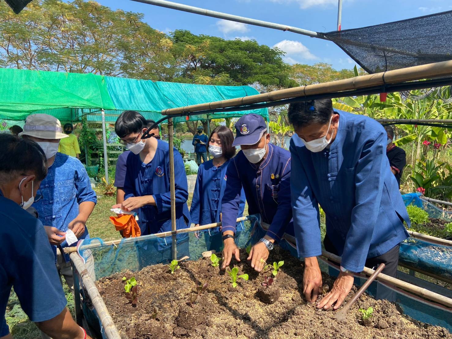 จังหวัดขอนแก่น : เดินหน้าสร้างความมั่นคงทางอาหารน้อมนำแนวพระราชดำริของสมเด็จพระกนิษฐาธิราชเจ้า กรมสมเด็จพระเทพรัตนราชสุดา ฯ สยามบรมราชกุมารี พร้อม Kick off ปฏิบัติการ 45 วัน ปลูกผักสวนครัว รณรงค์ปลูกพืชผักสมุนไพร ต้านภัย COVID – 19 พร้อมกัน 26 อำเภอ ควบคู่กับการจัดทำถังขยะเปียกลดโลกร้อน