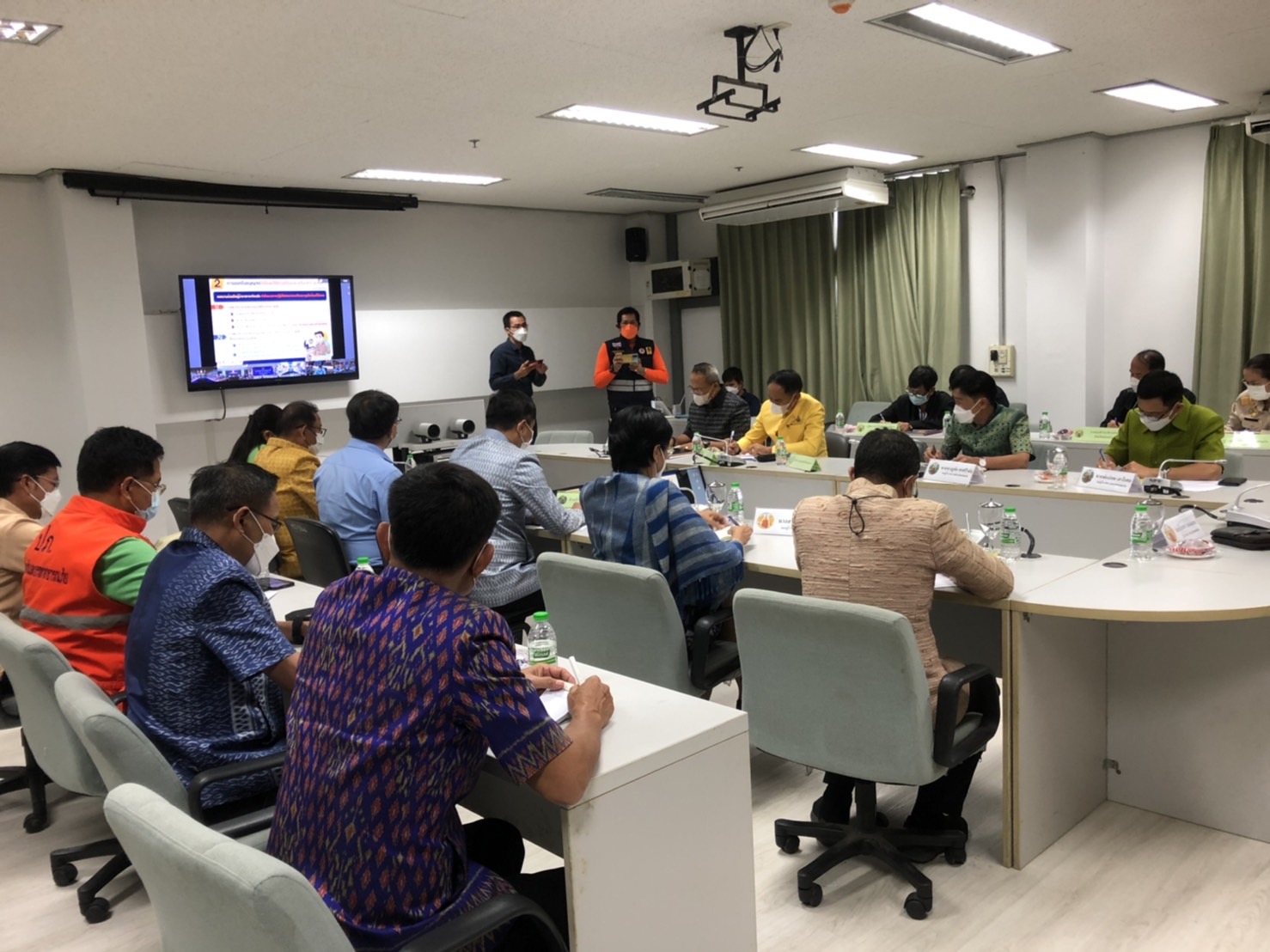 จังหวัดขอนแก่น  : ร่วมประชุมขับเคลื่อนและติดตามนโยบายของรัฐบาล และภารกิจสำคัญของกระทรวงมหาดไทย ผ่านระบบวีดิทัศน์ทางไกล ประจำปีงบประมาณ พ.ศ.2566