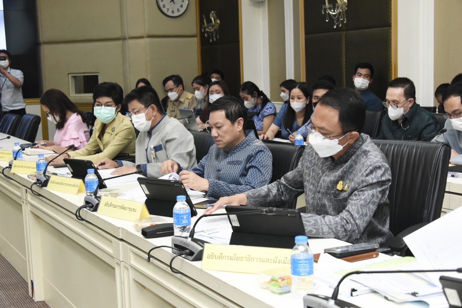 จังหวัดขอนแก่น  : ร่วมประชุมขับเคลื่อนและติดตามนโยบายของรัฐบาล และภารกิจสำคัญของกระทรวงมหาดไทย ผ่านระบบวีดิทัศน์ทางไกล ประจำปีงบประมาณ พ.ศ.2566