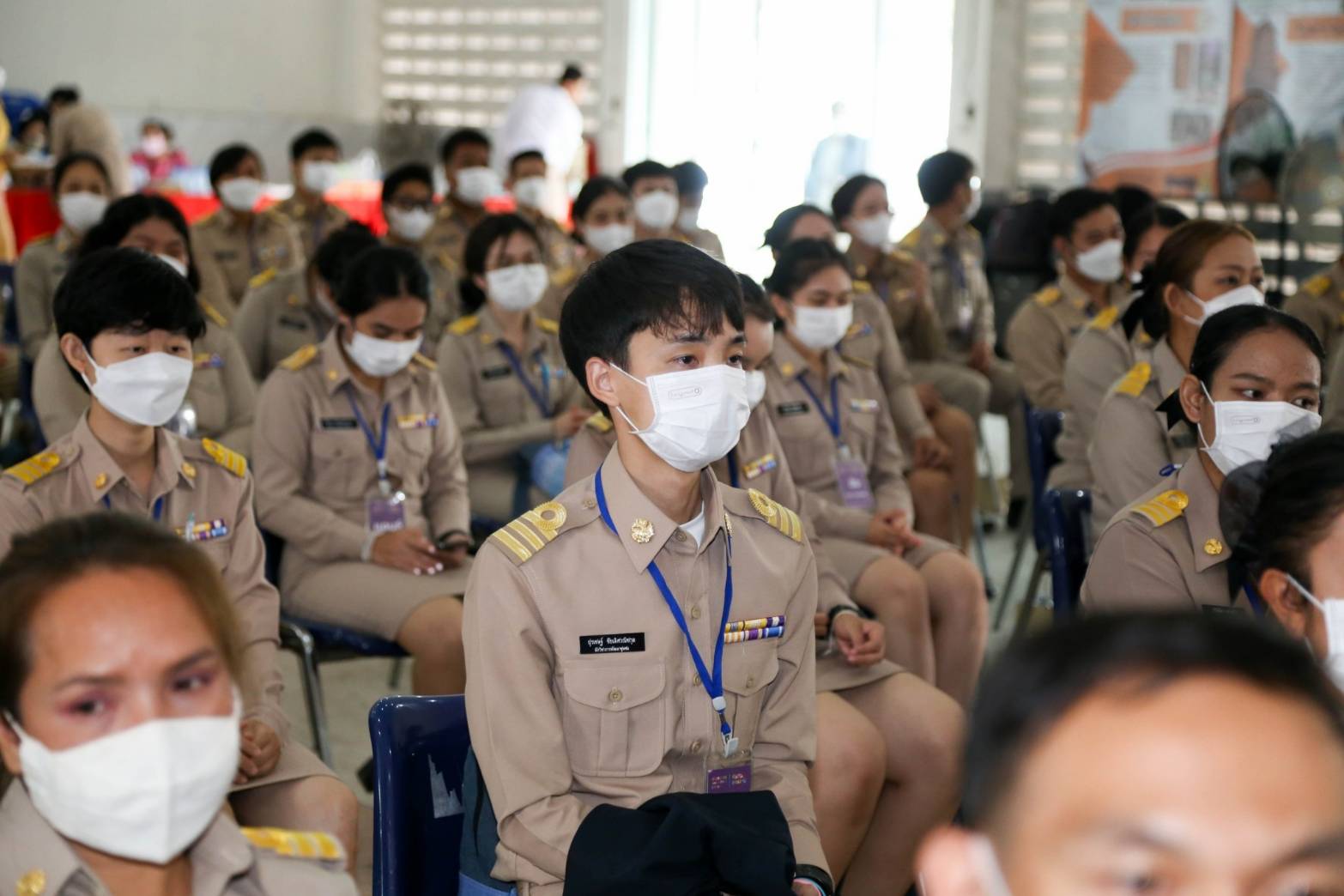 ?จังหวัดขอนแก่น : จัดพิธีส่งมอบนักศึกษาพัฒนากร จากการฝึกปฏิบัติงานภาคสนาม หลักสูตร พัฒนากรก่อนประจำการ รุ่นที่ 121 พื้นที่อำเภอชุมแพ จังหวัดขอนแก่น