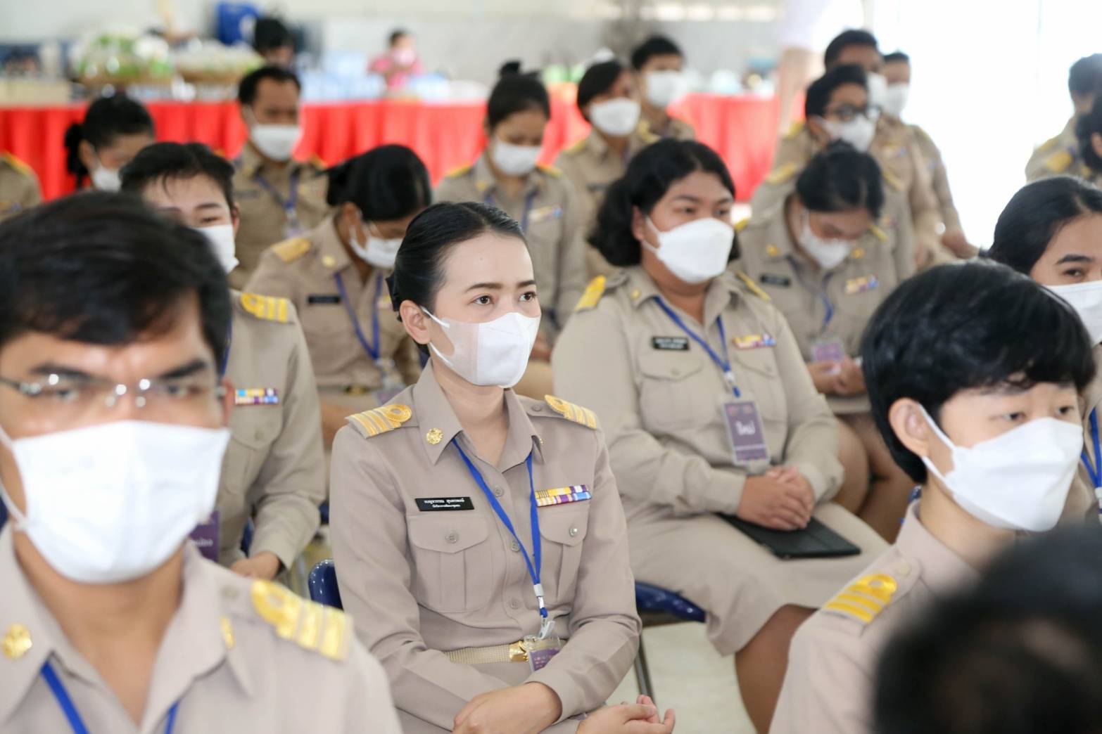 ?จังหวัดขอนแก่น : จัดพิธีส่งมอบนักศึกษาพัฒนากร จากการฝึกปฏิบัติงานภาคสนาม หลักสูตร พัฒนากรก่อนประจำการ รุ่นที่ 121 พื้นที่อำเภอชุมแพ จังหวัดขอนแก่น