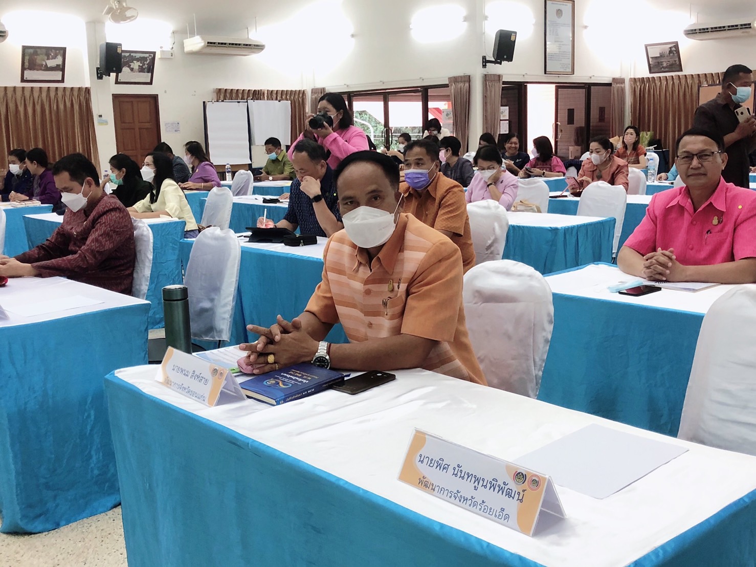 พช.ขอนแก่น : ร่วมประชุมเชิงปฏิบัติการตรวจติดตามผลการดำเนินงานของหน่วยรับตรวจรายไตรมาส ครั้งที่ 1/2566 กลุ่มจังหวัดภาคตะวันออกเฉียงเหนือตอนกลาง (กาฬสินธุ์ ขอนแก่น มหาสารคาม ร้อยเอ็ด) และ เขตตรวจราชการที่ 12 กลุ่มจังหวัดภาคตะวันออกเฉียงเหนือตอนล่าง 1 (ชัยภูมิ นครราชสีมา บุรีรัมย์ สุรินทร์) ณ ศูนย์ศึกษาและพัฒนาชุมชนนครราชสีมา