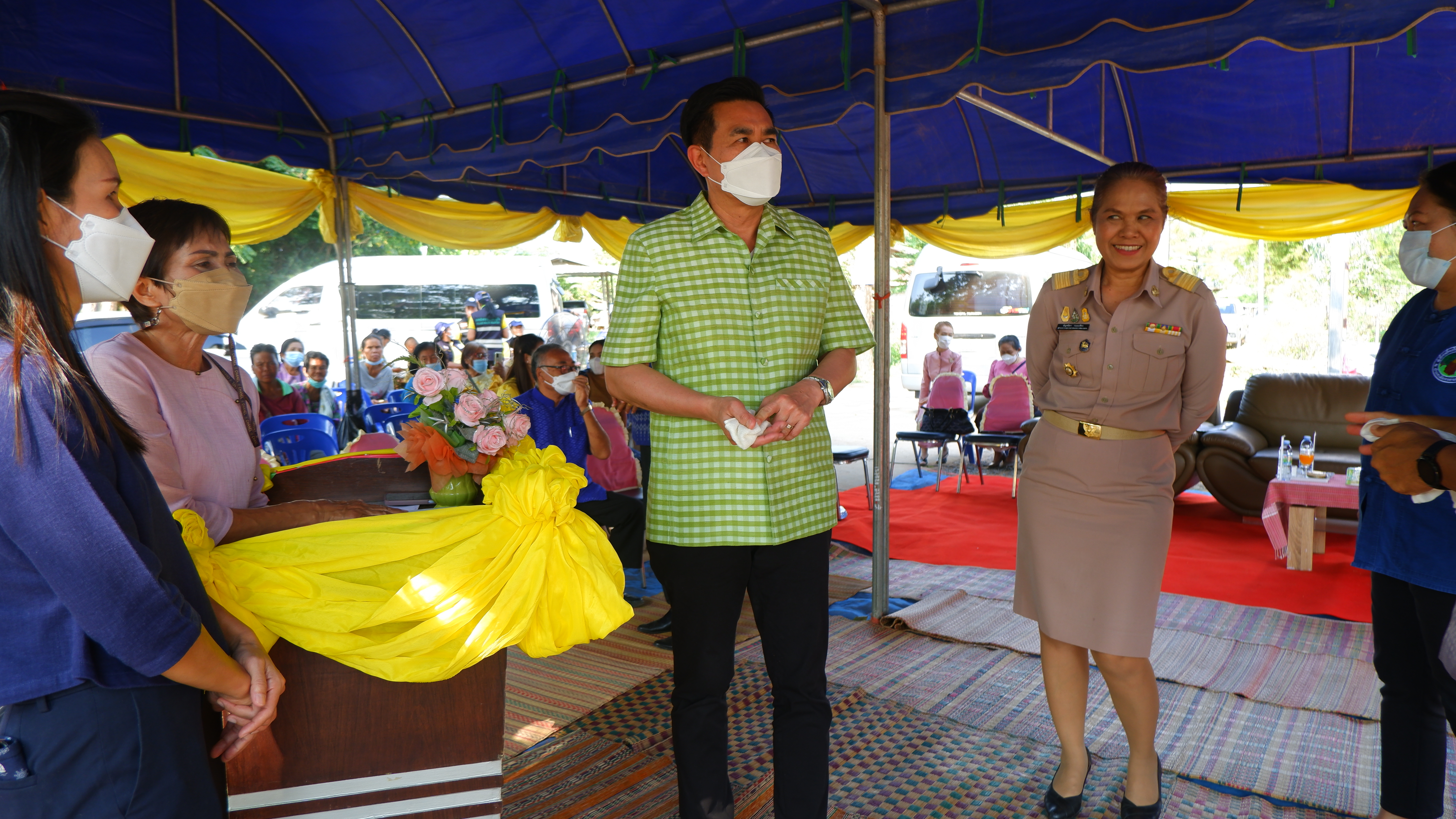 จังหวัดขอนแก่น : จัดพิธีส่งมอบบ้านตามโครงการ “บ้านห่วงใยจากใจ GLO ประจำปี 2565”