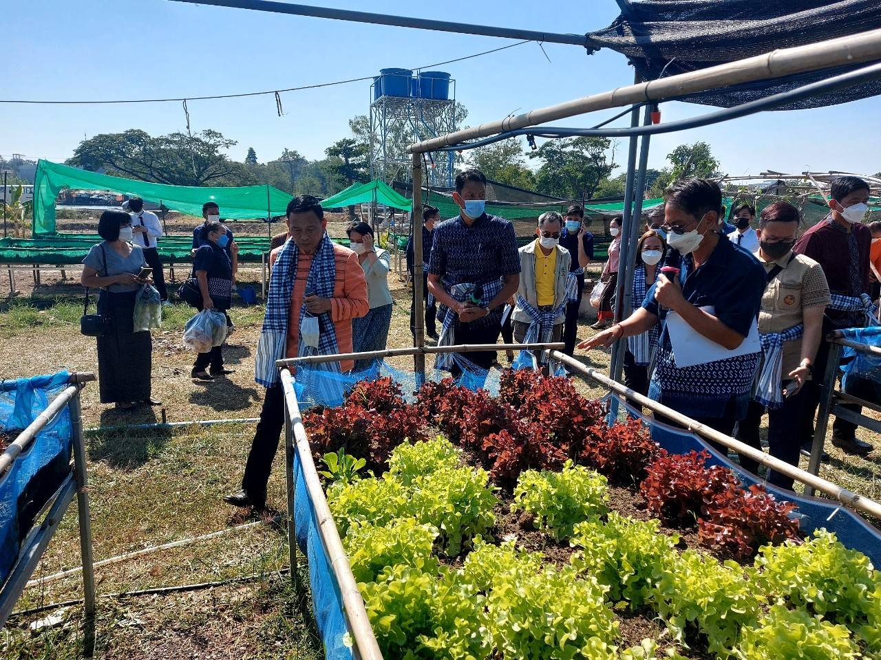 พช.ขอนแก่น : ร่วมกิจกรรมรับการตรวจเยี่ยมและประเมินผลเชิงประจักษ์ โครงการอำเภอนำร่อง “บำบัดทุกข์ บำรุงสุข”แบบบูรณาการและสร้างนักขับเคลื่อนยุทธศาสตร์นำการเปลี่ยนแปลง กระทรวงมหาดไทย