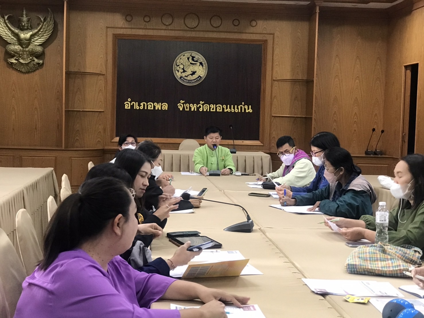พช.ขอนแก่น : ประชุมเตรียมความพร้อมการนำผลผลิต/ผลิตภัณฑ์ จากแปลงโคก หนอง นา เข้าร่วมจำหน่ายที่งาน OTOP City 2022