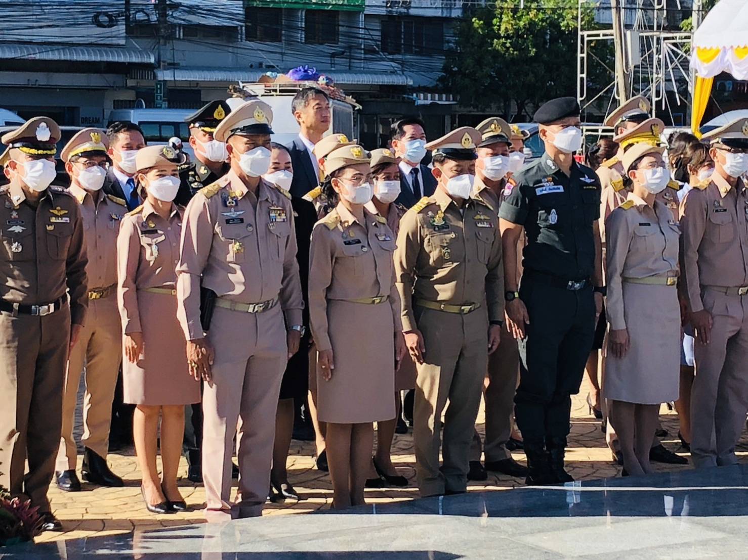 พช.ขอนแก่น : ร่วมพิธีรำลึก จอมพลสฤษดิ์ ธนะรัชต์ นายกรัฐมนตรีคนที่ 11 ของประเทศไทย ผู้วางรากฐานพัฒนาจังหวัดขอนแก่น