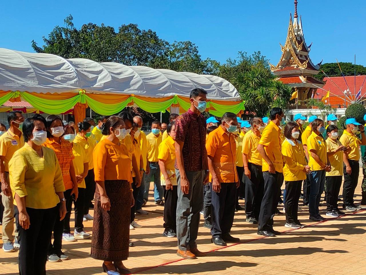 พช.ขอนแก่น :  ร่วมกิจกรรมประกาศผลสำเร็จ ปลูกพืช ปลูกผัก ปลูกรักให้กัน เพื่อสร้างความมั่นคงทางอาหารขยายผลการปลูกผักสวนครัวจากวัดสู่ชุมชนตามหลัก “บวร”