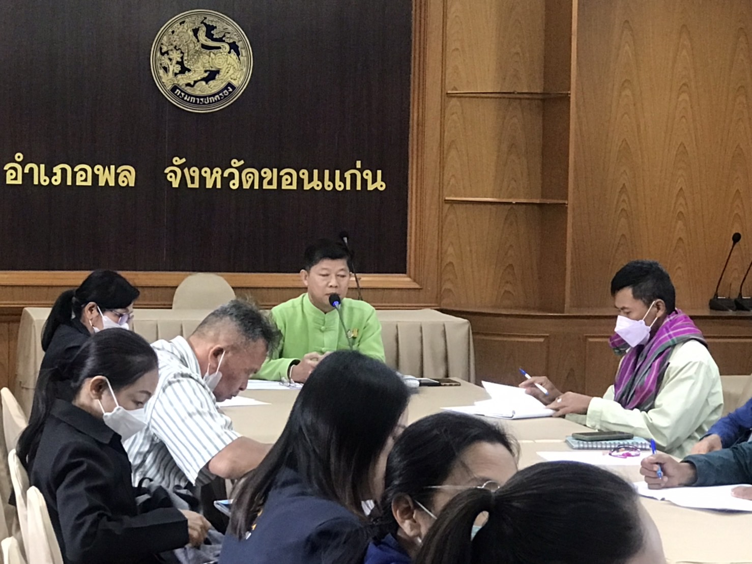 พช.ขอนแก่น : ประชุมเตรียมความพร้อมการนำผลผลิต/ผลิตภัณฑ์ จากแปลงโคก หนอง นา เข้าร่วมจำหน่ายที่งาน OTOP City 2022