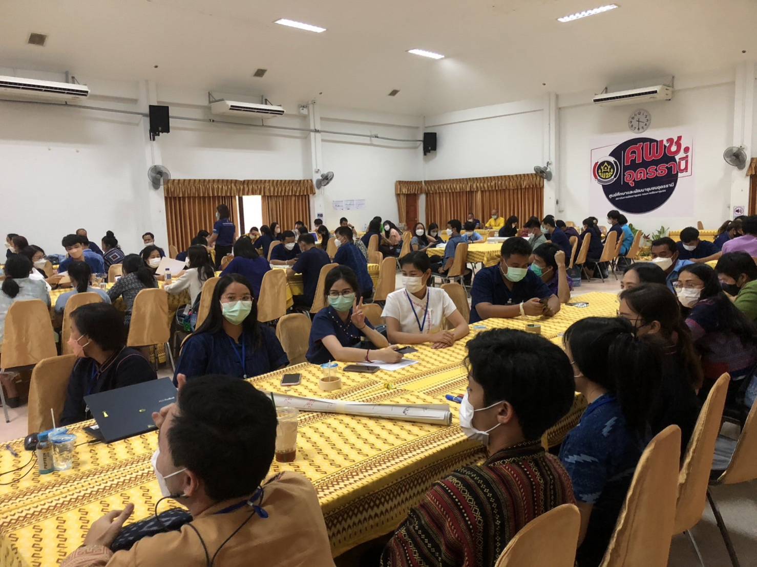 พช.ขอนแก่น : พบปะให้กำลังใจพัฒนากรก่อนประจำการ รุ่นที่ 121 ณ ศูนย์ศึกษาพัฒนาชุมชนอุดรธานี