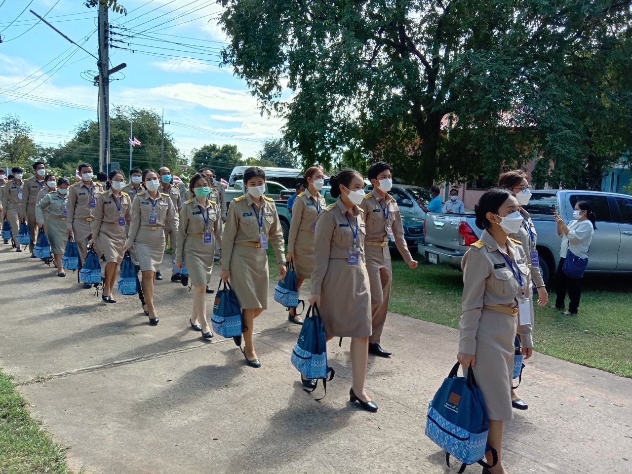 พช.ขอนแก่น : กรมการพัฒนาชุมชน ส่งมอบพัฒนากรฝึกงานภาคสนาม รุ่นที่ 121 เพื่อฝึกปฏิบัติงานภาคสนามในพื้น จ.ขอนแก่น