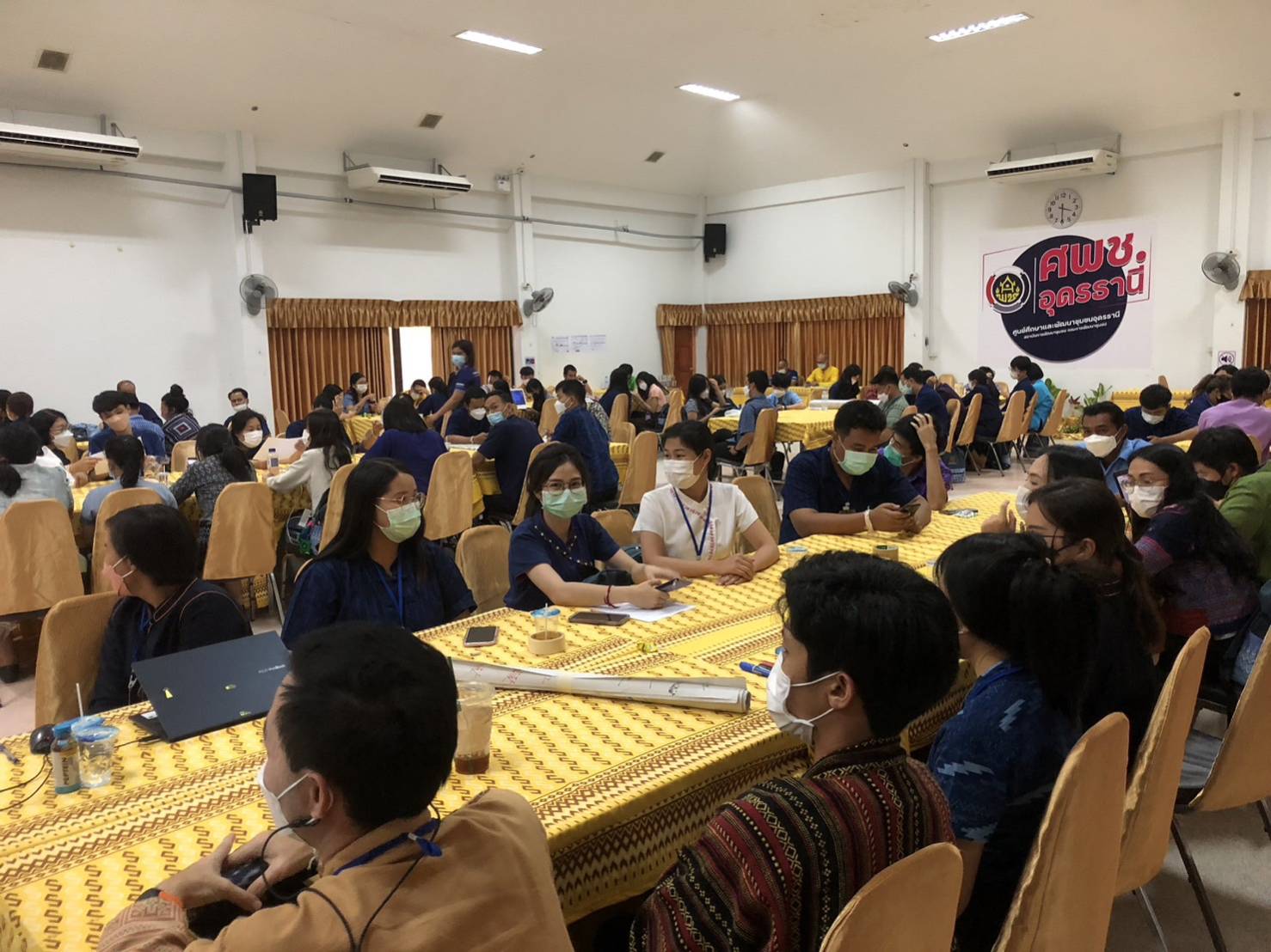 พช.ขอนแก่น : พบปะให้กำลังใจพัฒนากรก่อนประจำการ รุ่นที่ 121 ณ ศูนย์ศึกษาพัฒนาชุมชนอุดรธานี