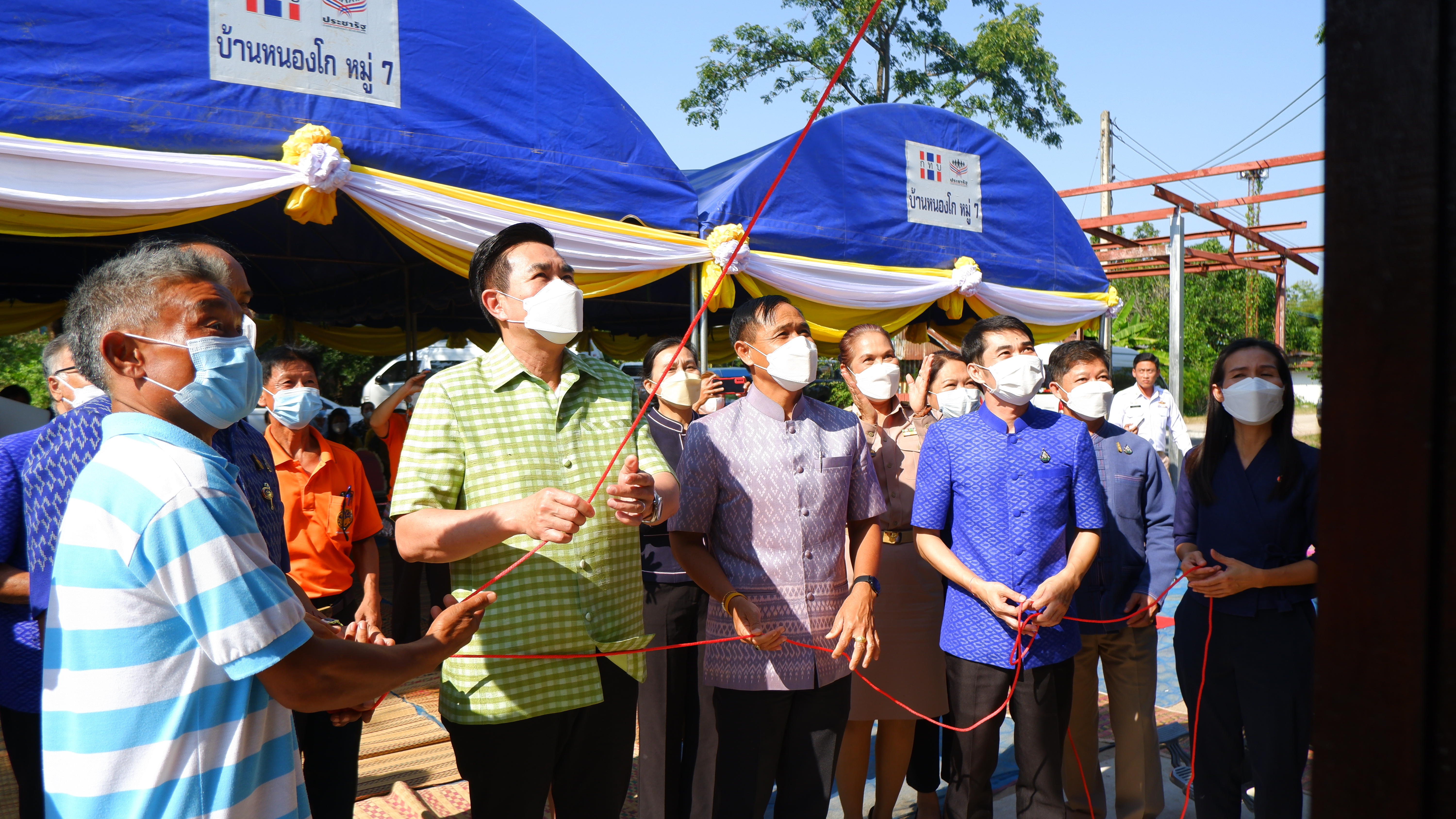 จังหวัดขอนแก่น : จัดพิธีส่งมอบบ้านตามโครงการ “บ้านห่วงใยจากใจ GLO ประจำปี 2565”
