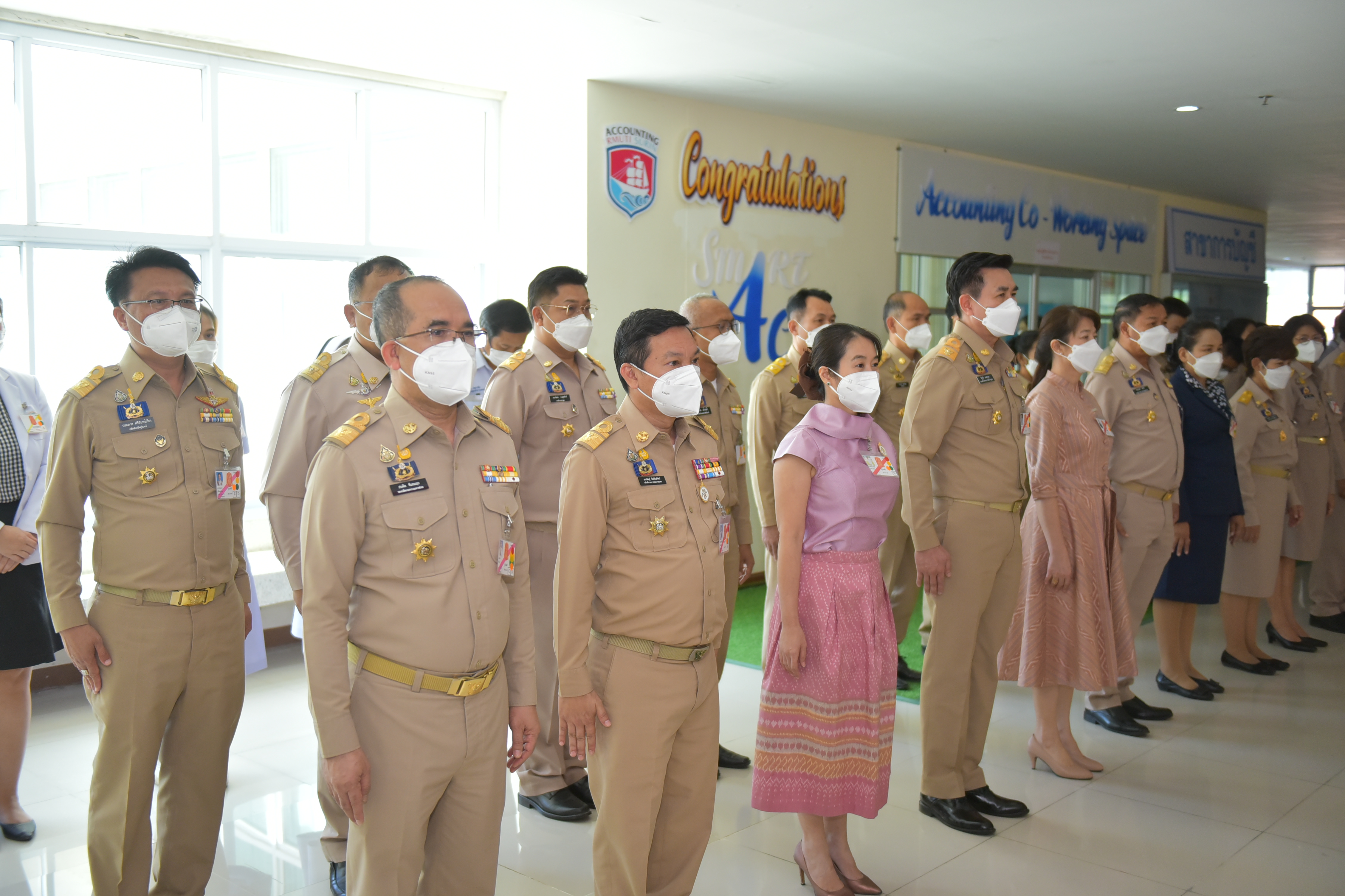 จังหวัดขอนแก่น ร่วมเฝ้าฯ รับเสด็จ สมเด็จพระเจ้าลูกเธอ เจ้าฟ้าสิริวัณณวรี นารีรัตนราชกัญญา ในงานจัดแสดงผลิตภัณฑ์ผ้าไทย และงานหัตถกรรมชุมชนภาคอีสาน