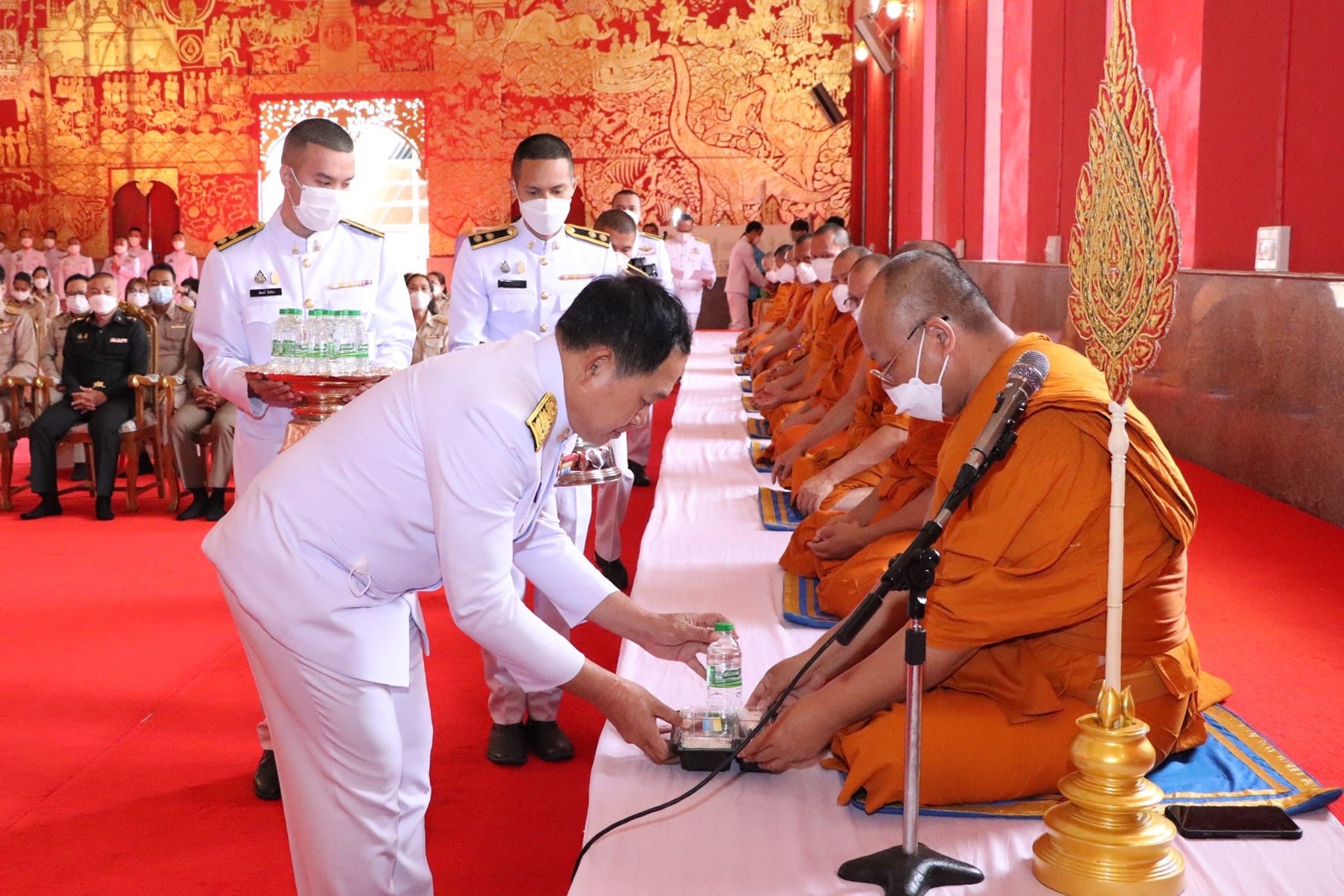 ?พช.ขอนแก่น : ผู้ว่าฯ จังหวัดขอนแก่นจัดพิธีถวายภัตตาหารพระราชทานของพระบาทสมเด็จพระเจ้าอยู่หัว แด่พระภิกษุ สามเณร ในการสอบบาลีสนามหลวง ครั้งที่ 1 ครั้งหลัง ปี 2566